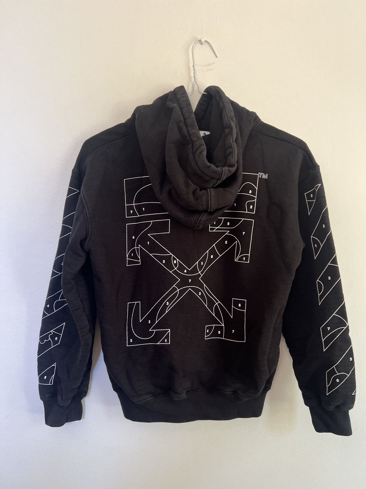 Off white Puzzle Arrow Hoodie