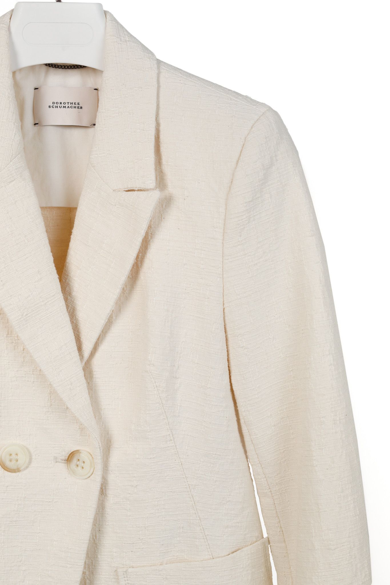 DOROTHEE SCHUMACHER Dorothee Schumacher Touch of Summer Cotton-Blend Blazer Size S / US 4 / IT 40 - 5 Thumbnail