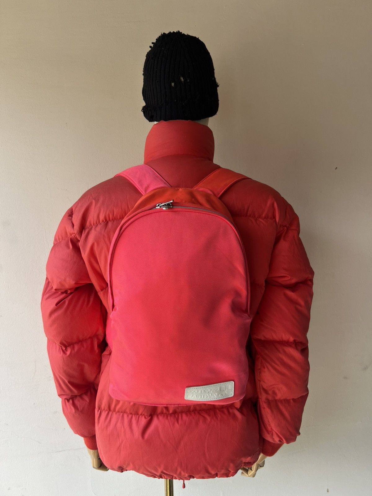 Courreges Courreges X Eastpak Pink Peach Mud Stains Backpack Size ONE SIZE - 3 Thumbnail