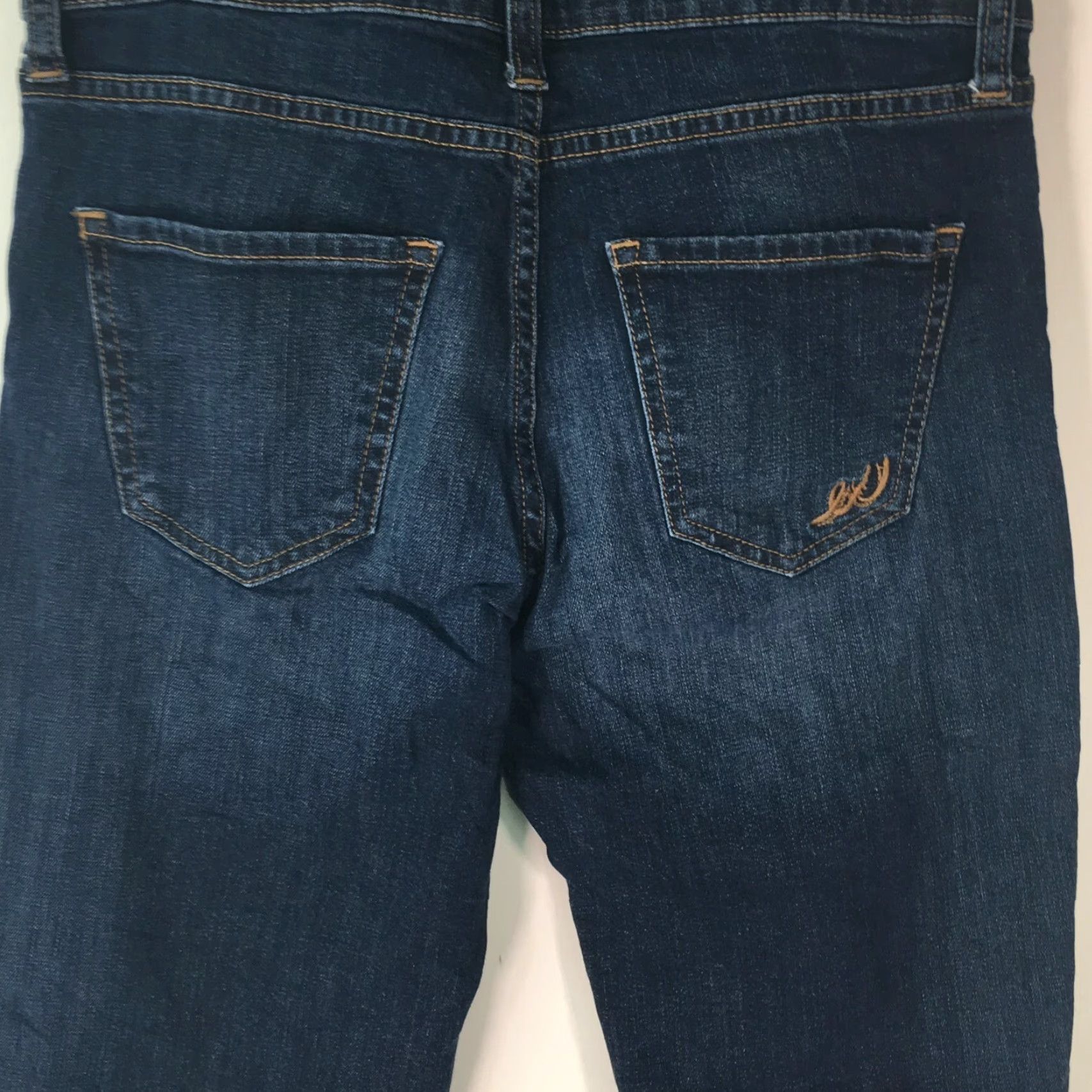 Express Express Women's Skinny Jeans Size 0 - Low Rise Blue Denim, Regular Fit, Casual Style Size 25" / US 0 / IT 36 - 4 Thumbnail