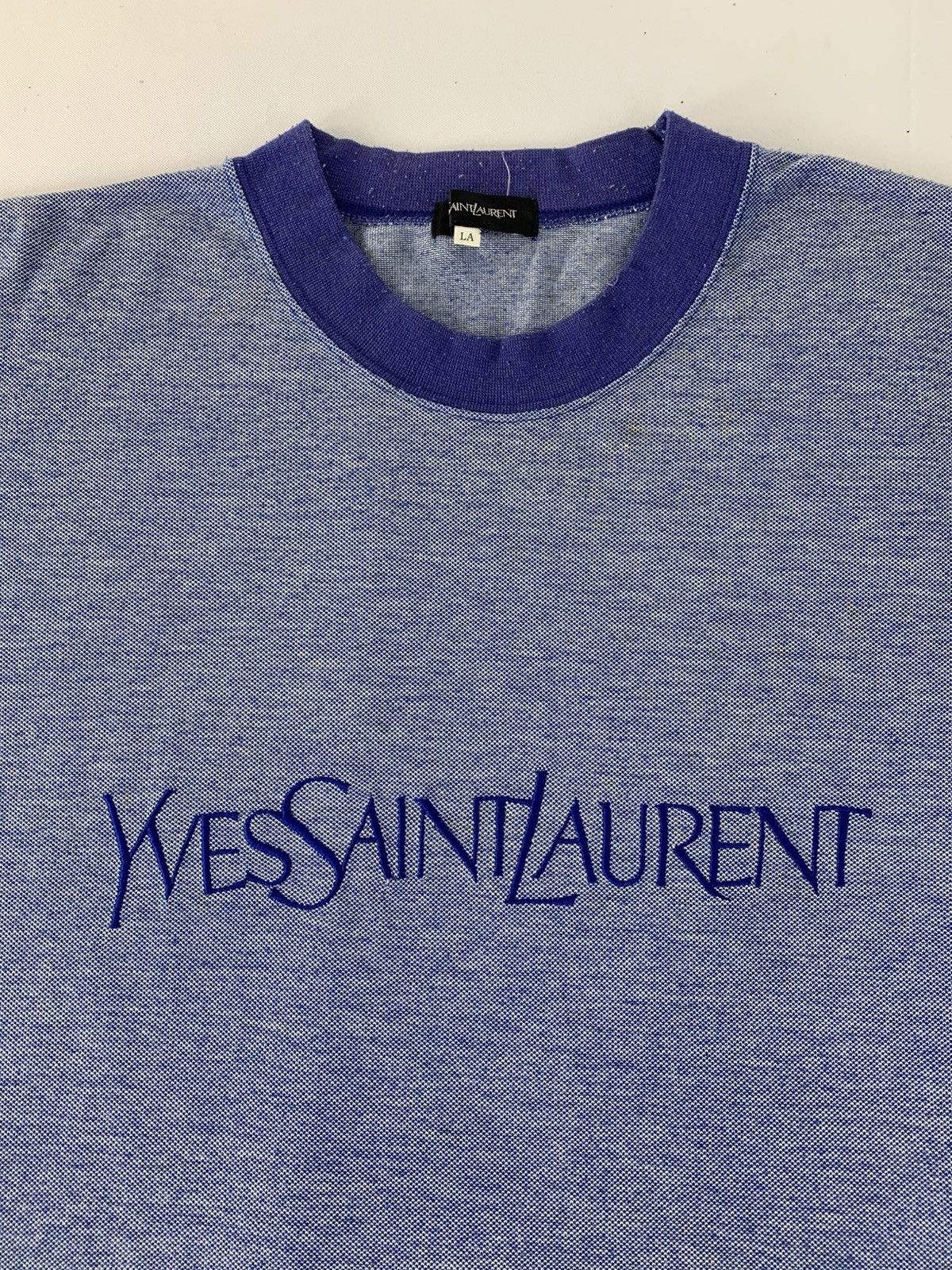 Yves Saint Laurent 90s Yves Saint Laurent Crewneck Longsleeve T-shirt Size US XL / EU 56 / 4 - 4 Thumbnail
