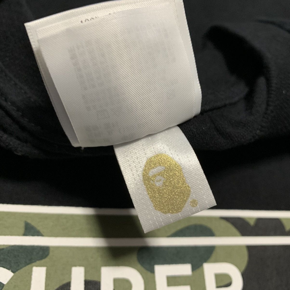 Bape Bape XL Busy Works Super Black Tee A Bathing Ape Size US XL / EU 56 / 4 - 6 Thumbnail