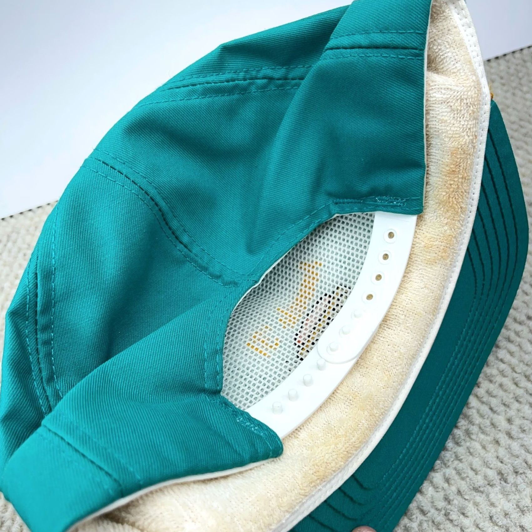 Coal VINTAGE Consol Trucker Hat Cap Snapback USA Coal Mining 80s 90s Rope Amonate L15 Teal Men Size ONE SIZE - 7 Thumbnail