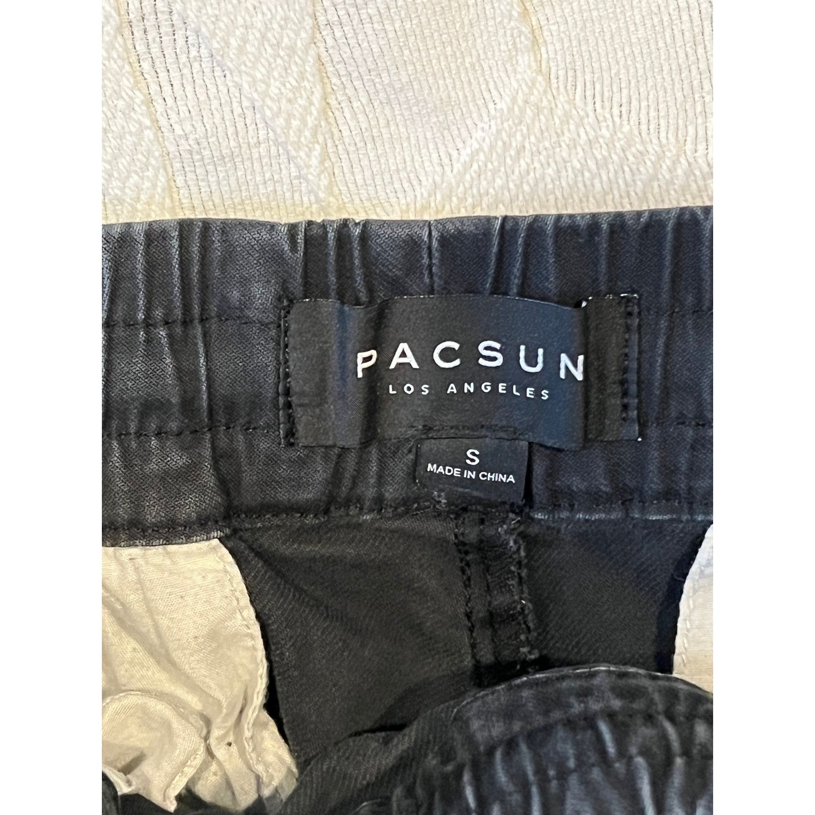 Pacsun Pacsun Black Ankle Cuffed Joggers Mens S Size US 38 / EU 54 - 3 Thumbnail