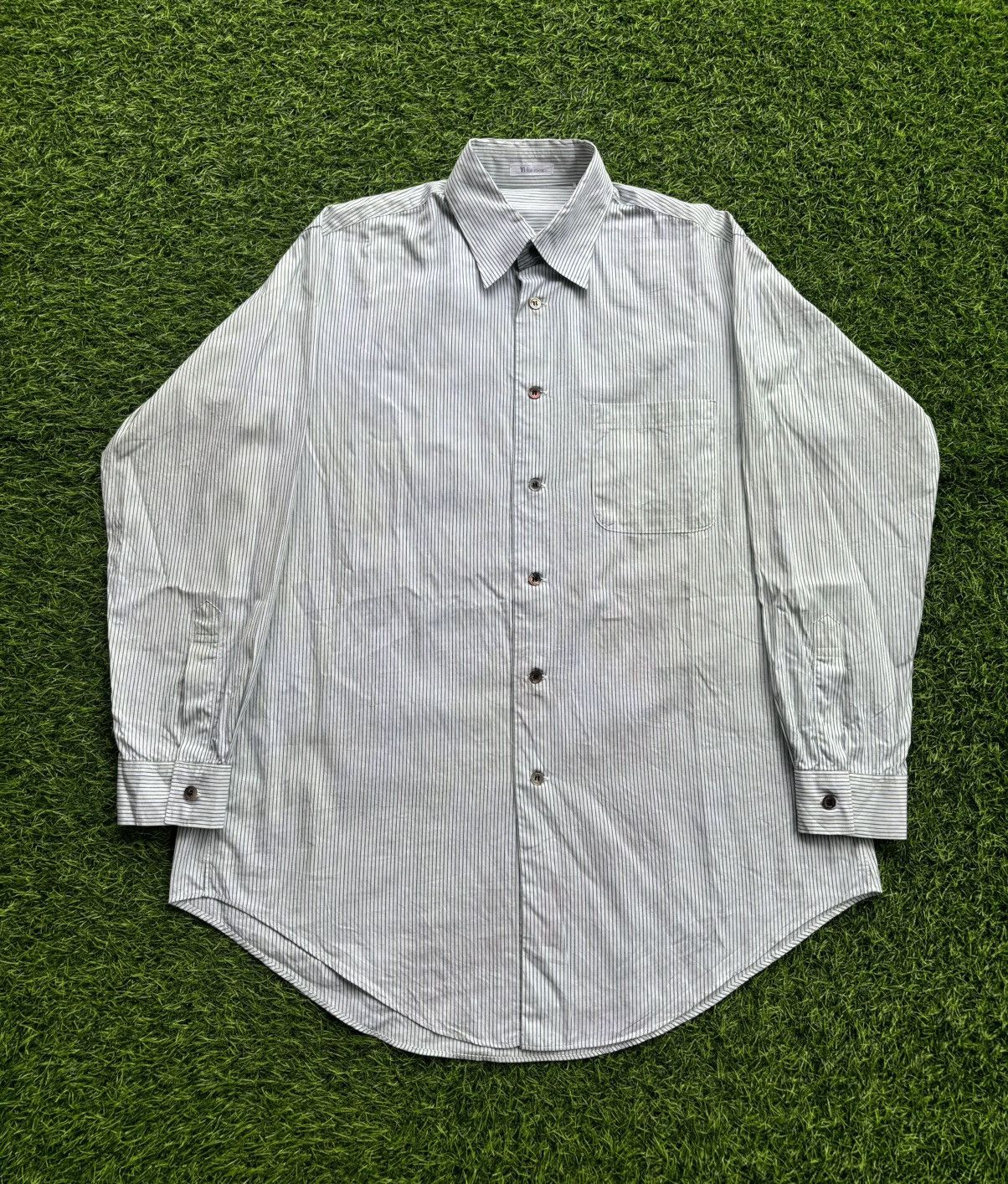 Y's for Men Y's for men Yohjiyamamoto Stripe Shirt Size US M / EU 48-50 / 2 - 1 Thumbnail