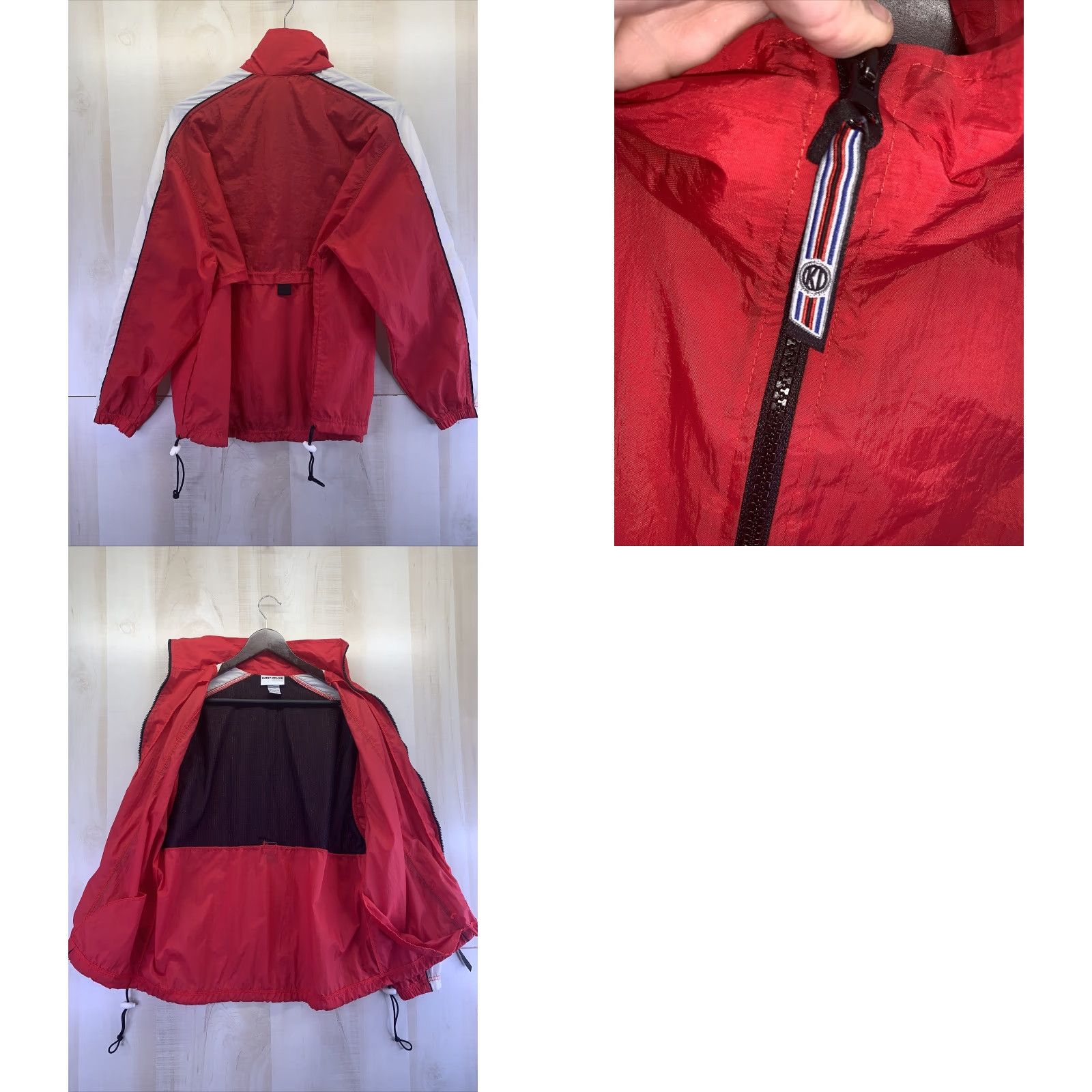 Vintage VINTAGE Kathy Ireland Active Womens Jacket Windbreaker Nylon Red S/M 1990s | Sportswear/Beach | Casual Womens Size S / US 4 / IT 40 - 8 Thumbnail