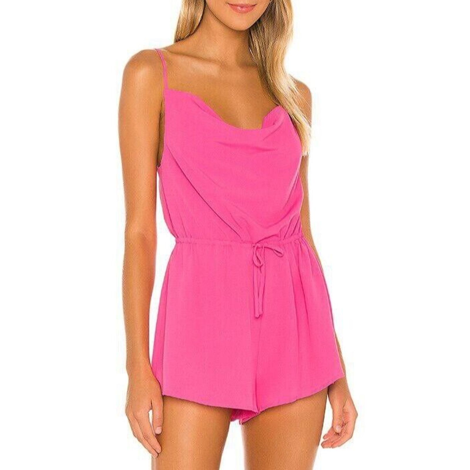 superdown Superdown Camari Romper Cowl Neck Sleeveless Size S A000062 Size 22" - 1 Thumbnail