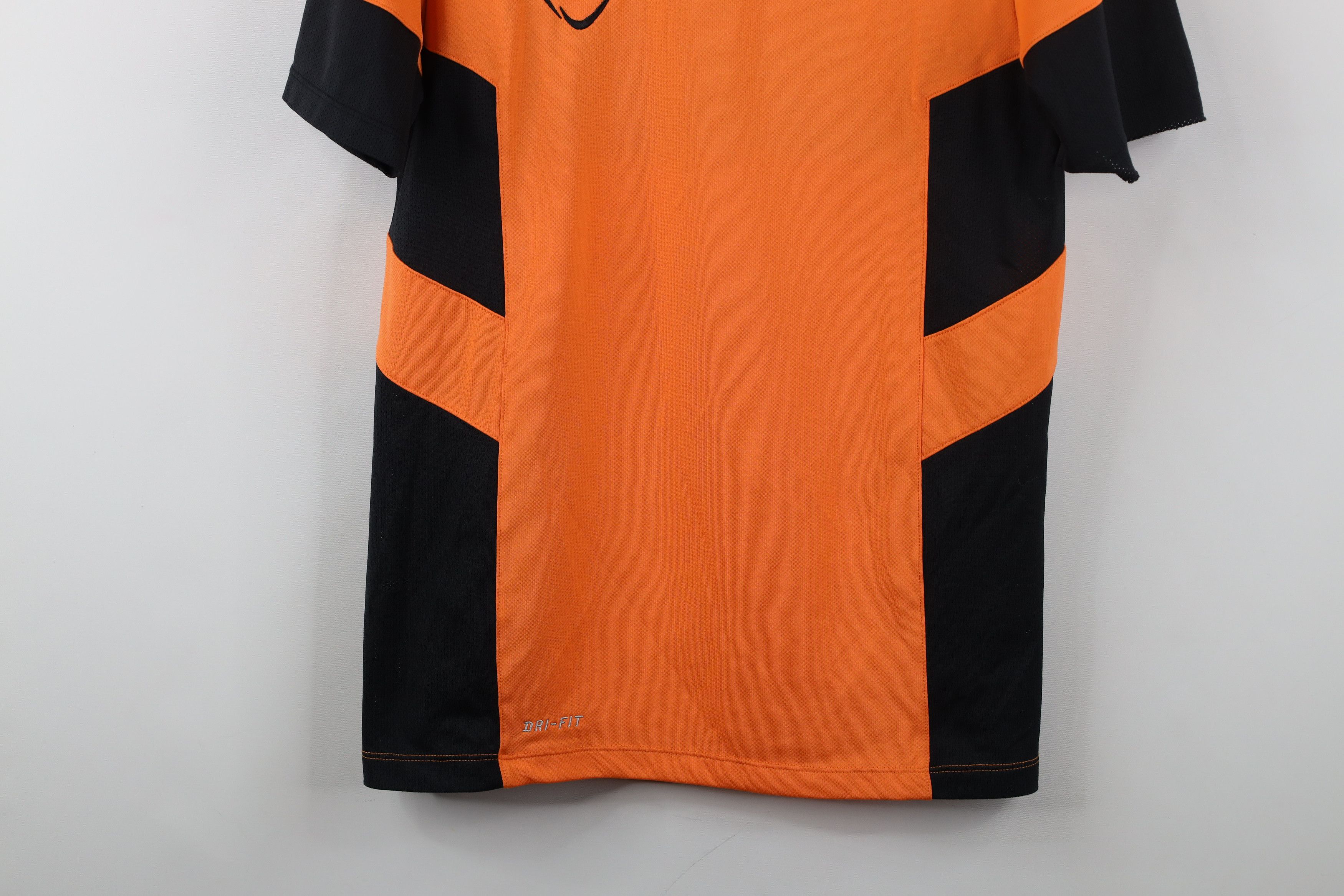Nike × Vintage Vintage Nike Total 90 Scott Mini Swoosh Soccer Jersey Orange Size US S / EU 44-46 / 1 - 3 Thumbnail