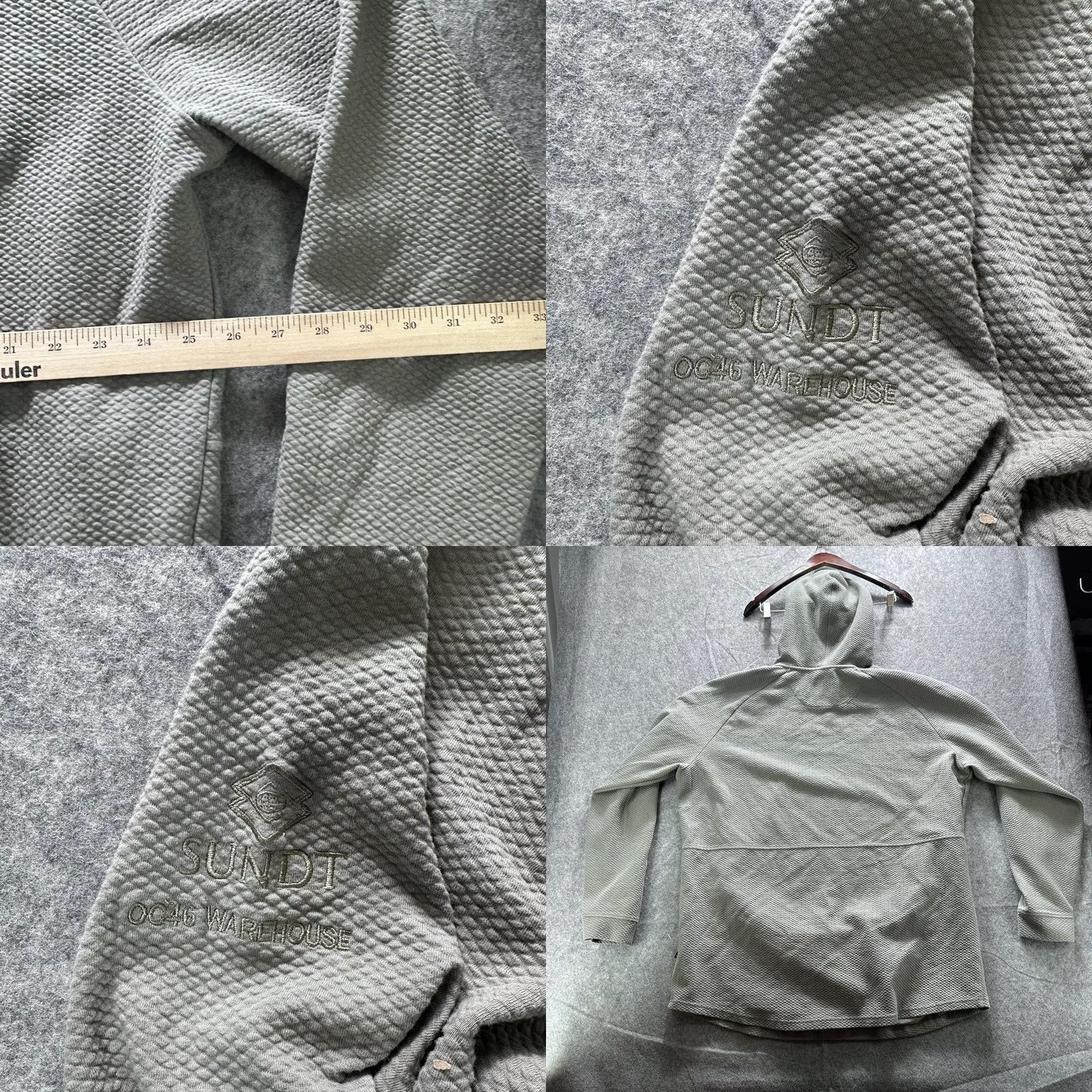 Vintage Swannies Hoodie Mens 4XL Gray Pullover Thermal Snap Pockets Sundt Warehouse Size US XXL / EU 58 / 5 - 10 Thumbnail