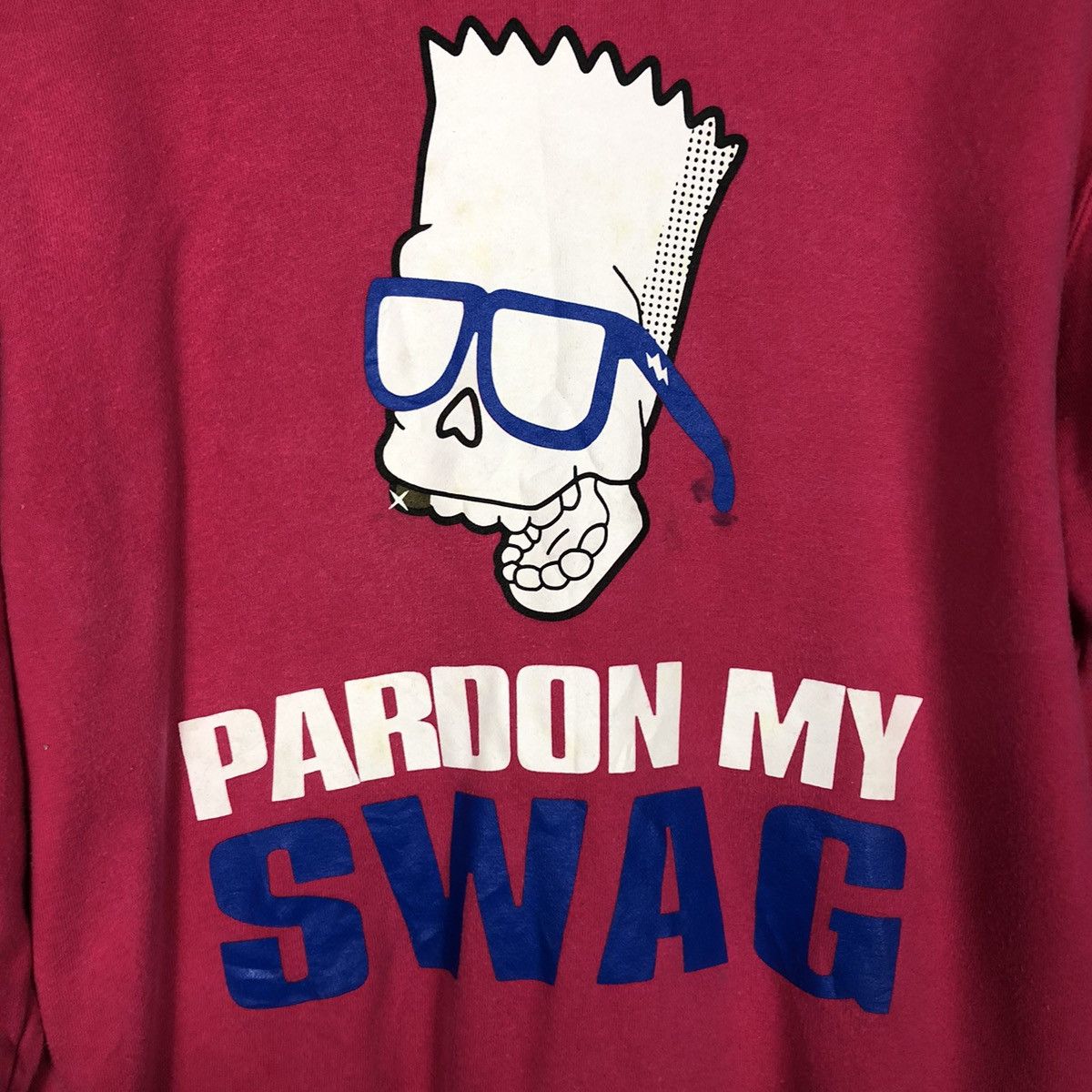 Japanese Brand × Vintage 📌Vintage Sweatshirt Pardon My Swag Big Logo Size US M / EU 48-50 / 2 - 12 Thumbnail
