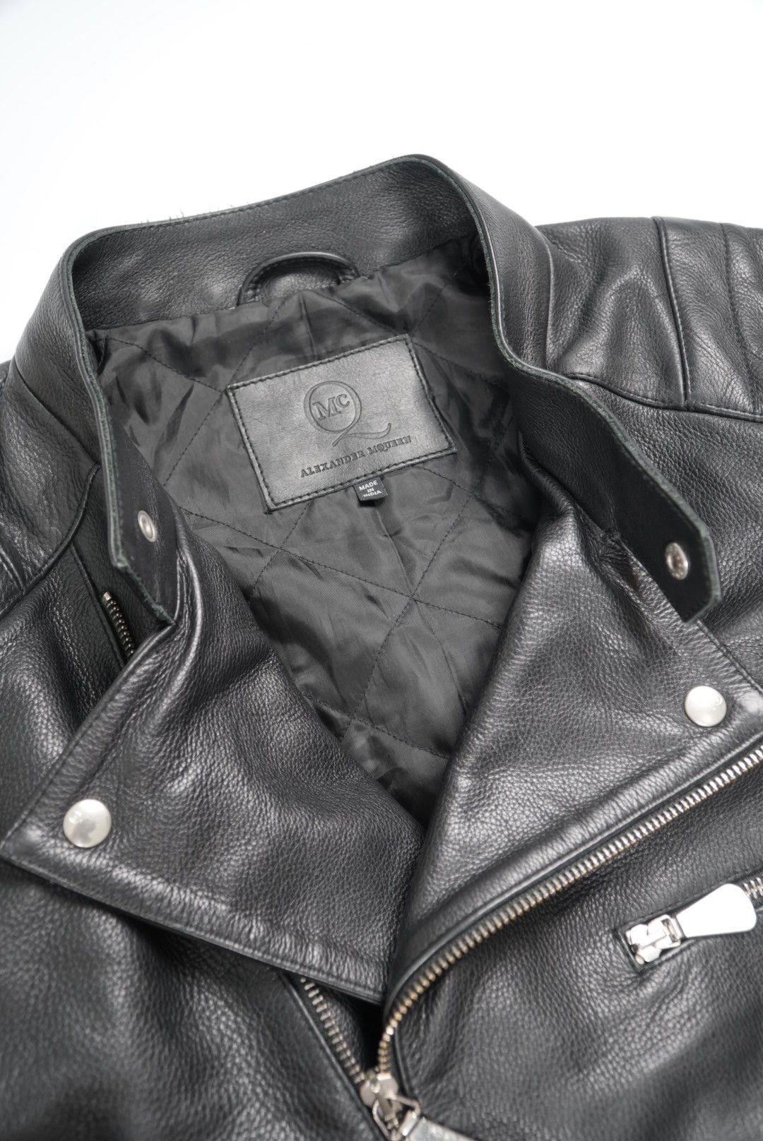 Alexander McQueen McQ Alexander McQueen Classic Biker Jacket Size XL / US 12-14 / IT 48-50 - 5 Thumbnail