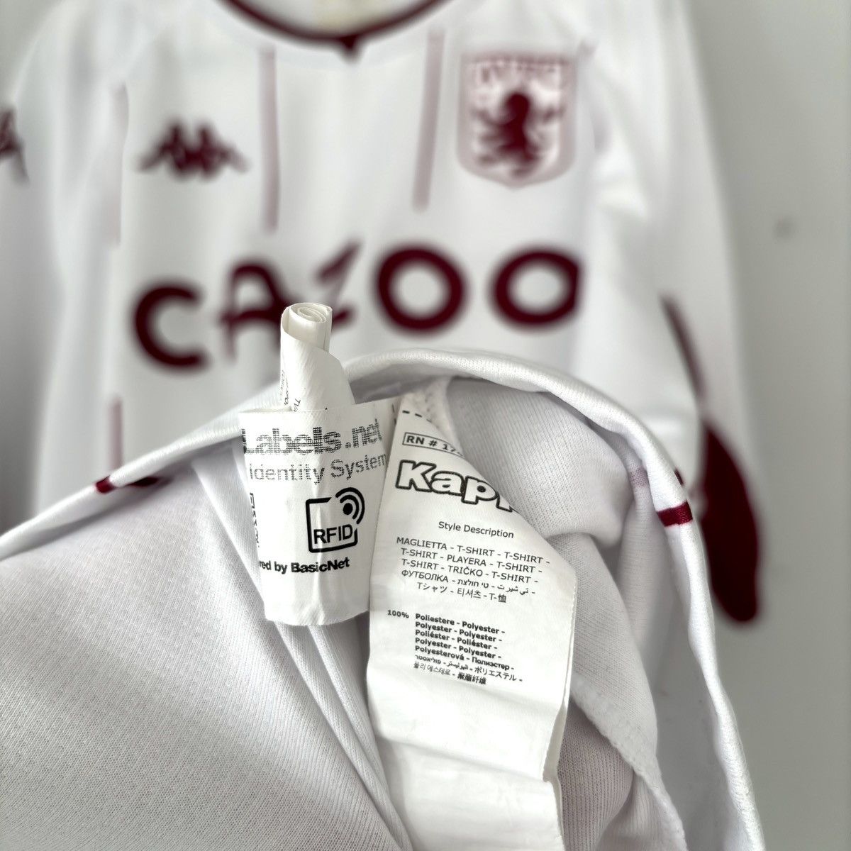Kappa 2021 2022 Aston Villa Coutinho Kappa England Soccer Jersey Size US XL / EU 56 / 4 - 4 Thumbnail