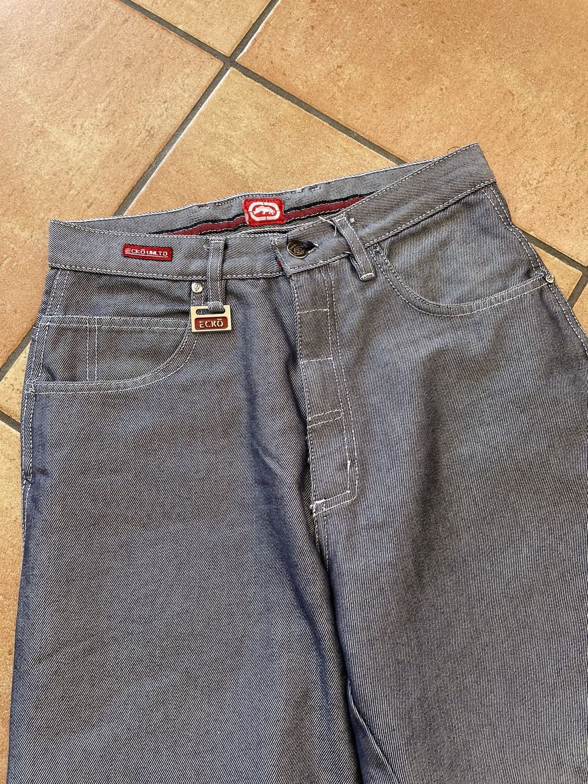 Ecko Unltd. × JNCO × Southpole Vintage Ecko Big Pocket Wide Leg Baggy Pants Size US 30 / EU 46 - 4 Thumbnail