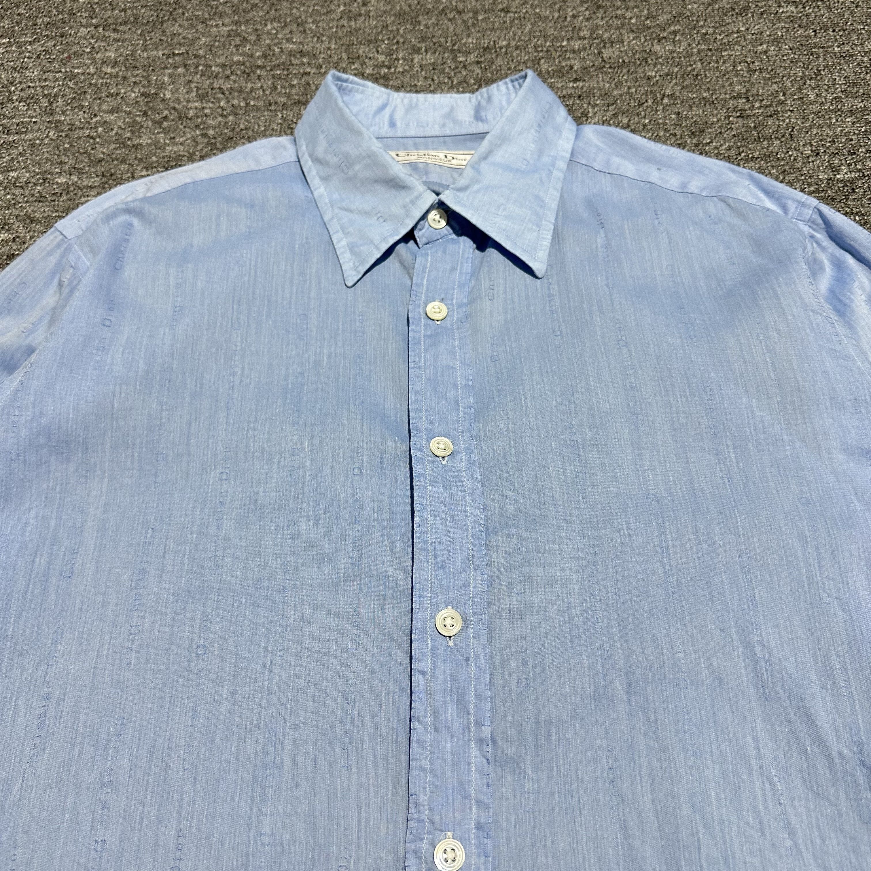 Christian Dior Monsieur Vintage Christian Dior Monogram Button Ups Size US L / EU 52-54 / 3 - 2 Thumbnail