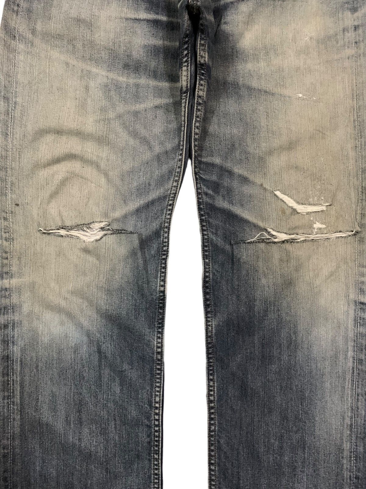 14th Addiction Vintage Japanese Brand Oririn Loose Distressed Grunge Jeans Size US 33 - 6 Thumbnail