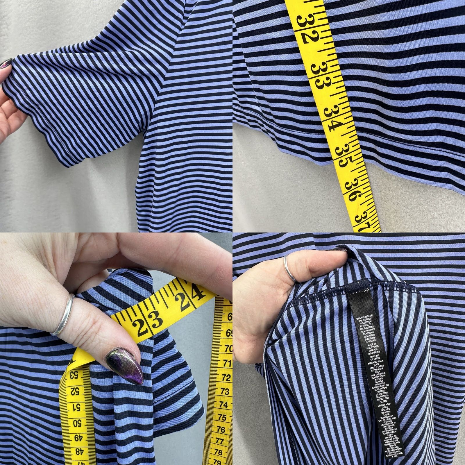 Ralph Lauren Ralph Lauren RLX Polo Golf Shirt Mens M USGA Galloway Team Blue Striped Polo Golf Shirt Mens M Blue RLX Polo Golf Size US M / EU 48-50 / 2 - 8 Thumbnail