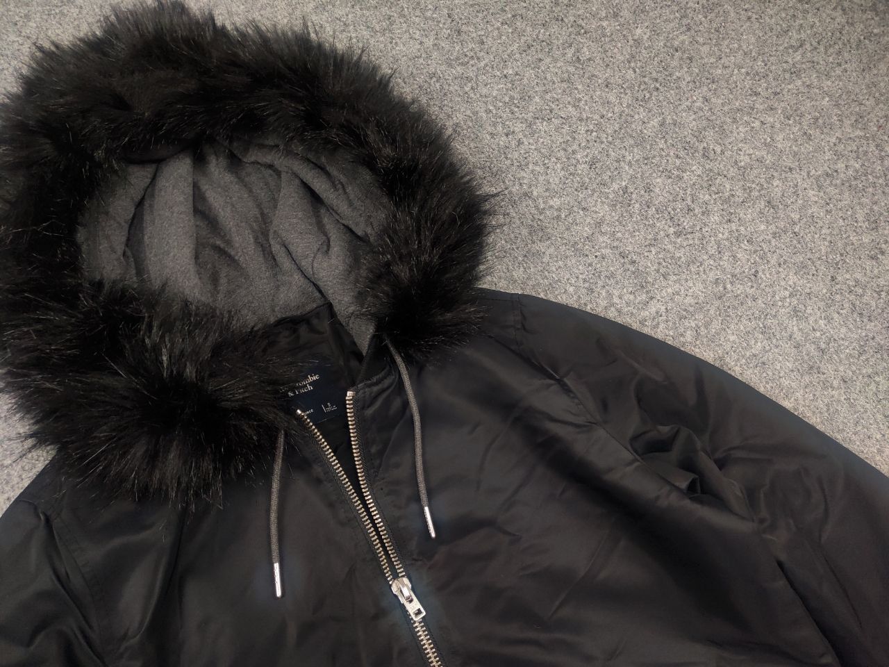 Abercrombie & Fitch Vintage Abercrombie Bomber Zip Fur Jacket If Six Was Nine Size US S / EU 44-46 / 1 - 6 Thumbnail