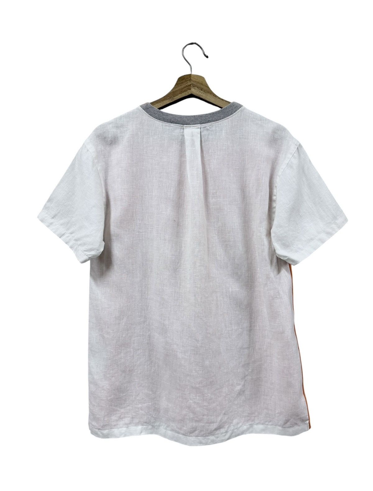 mercibeaucoup Mercibeaucoup,Miyake Design Hybrid Linen Cotton Tee Size US M / EU 48-50 / 2 - 16 Thumbnail