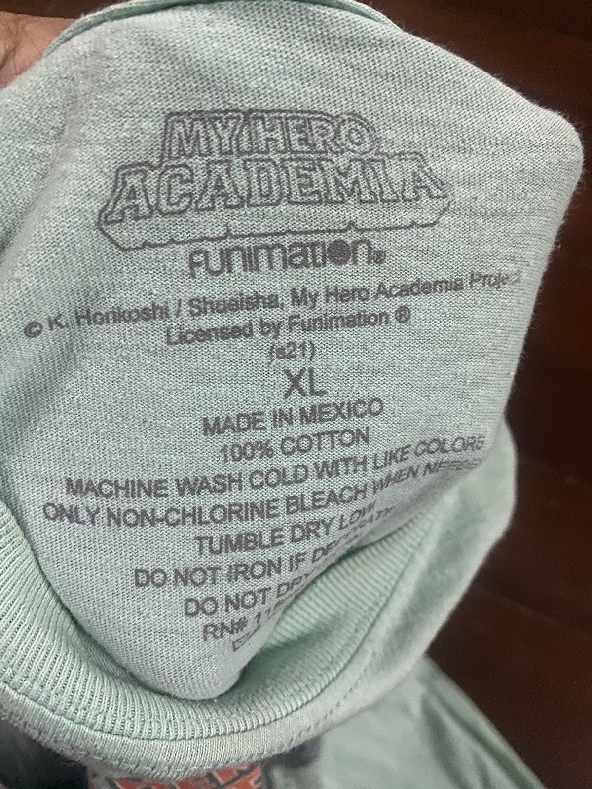 Anime × Japanese Brand Rare anime MY HERO ACADEMIA team plus ultra Size US XL / EU 56 / 4 - 9 Thumbnail