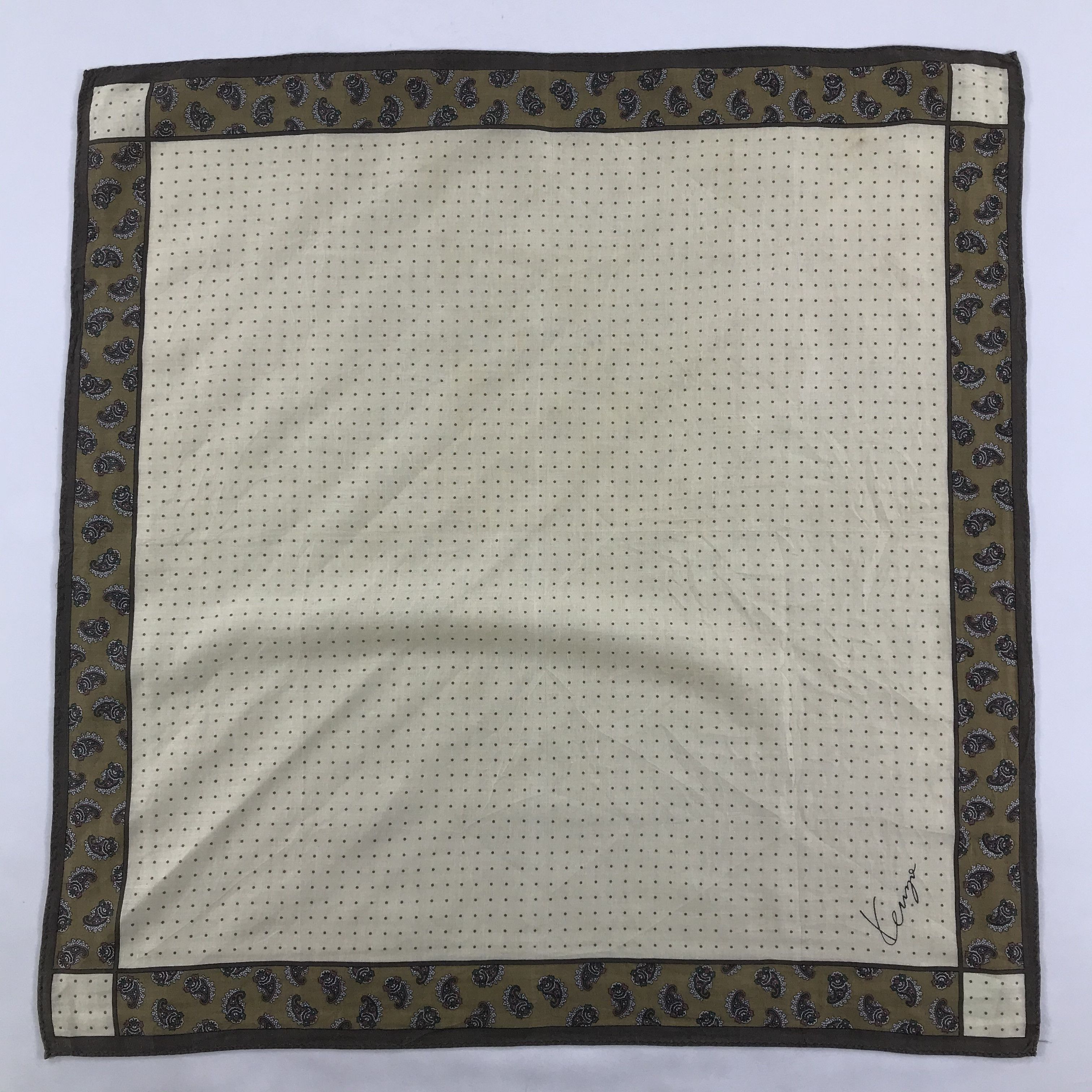 Kenzo × Vintage Kenzo Bandana / Handkerchief / Neckerchief - S1331 Size ONE SIZE - 1 Thumbnail