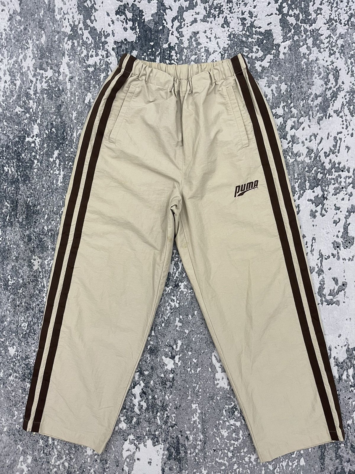Vintage 90s PUMA Hit Union Track Pants Side Stripe