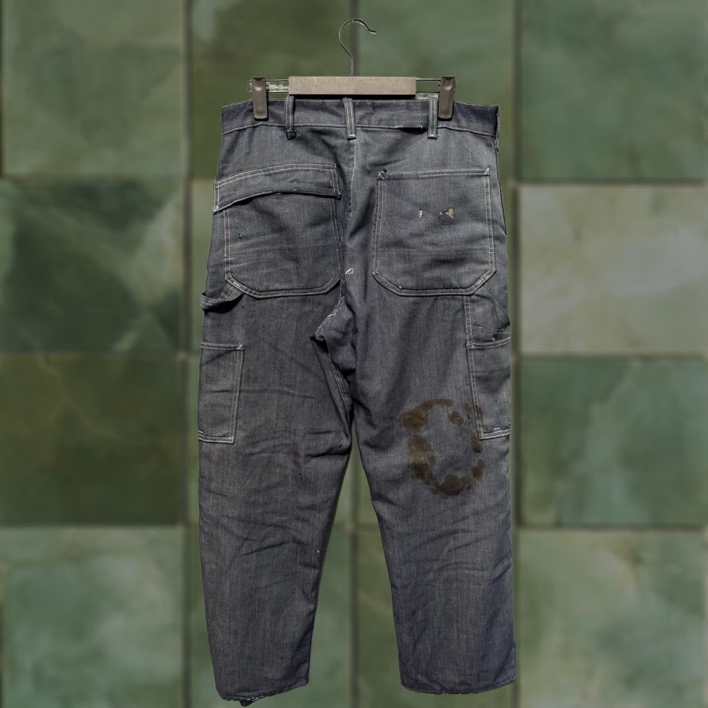 Vintage VINTAGE Toughskins Sanforized Blue Cotton Men’s Carpenter Pants Sz 32 1960s Mens Size US 32 / EU 48 - 1 Thumbnail