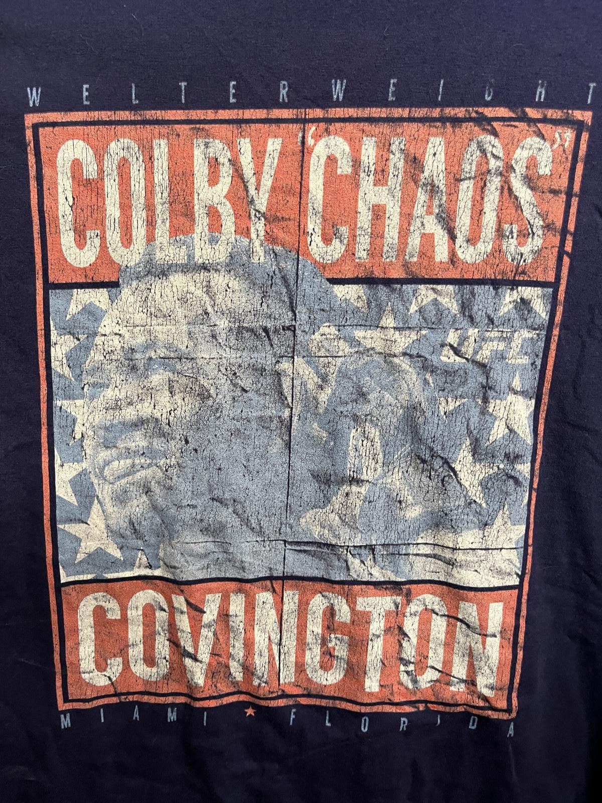 UFC UFC tag Colby Chaos Covington T-shirt Miami Florida - M Size US M / EU 48-50 / 2 - 4 Thumbnail