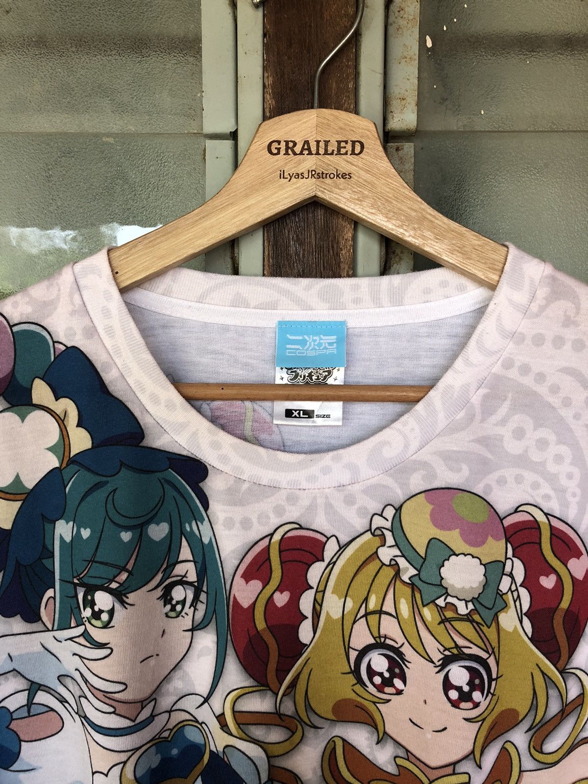 Anime Vintage Cospa Anime Delicious Party Pretty Cure Double Tee Size US XL / EU 56 / 4 - 17 Thumbnail
