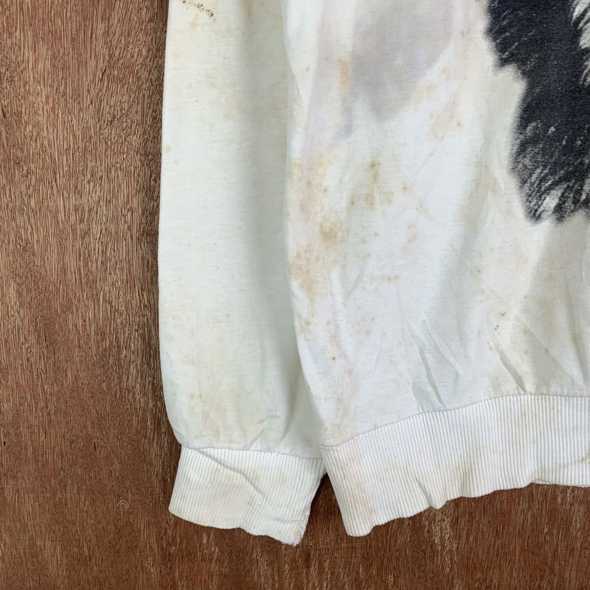 Japanese Brand × Vintage Wolf Distressed Faded sweater (very rare item)#K01570 Size US M / EU 48-50 / 2 - 6 Thumbnail