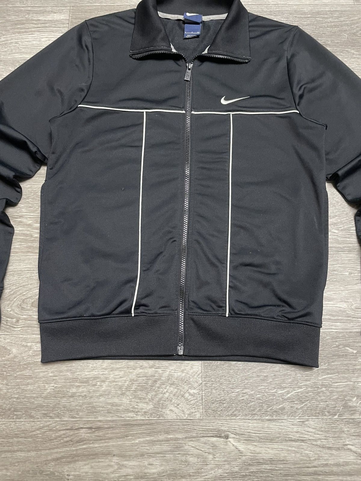 Nike Vintage Nike Black Truck Jacket Drill Y2K Size US S / EU 44-46 / 1 - 3 Thumbnail