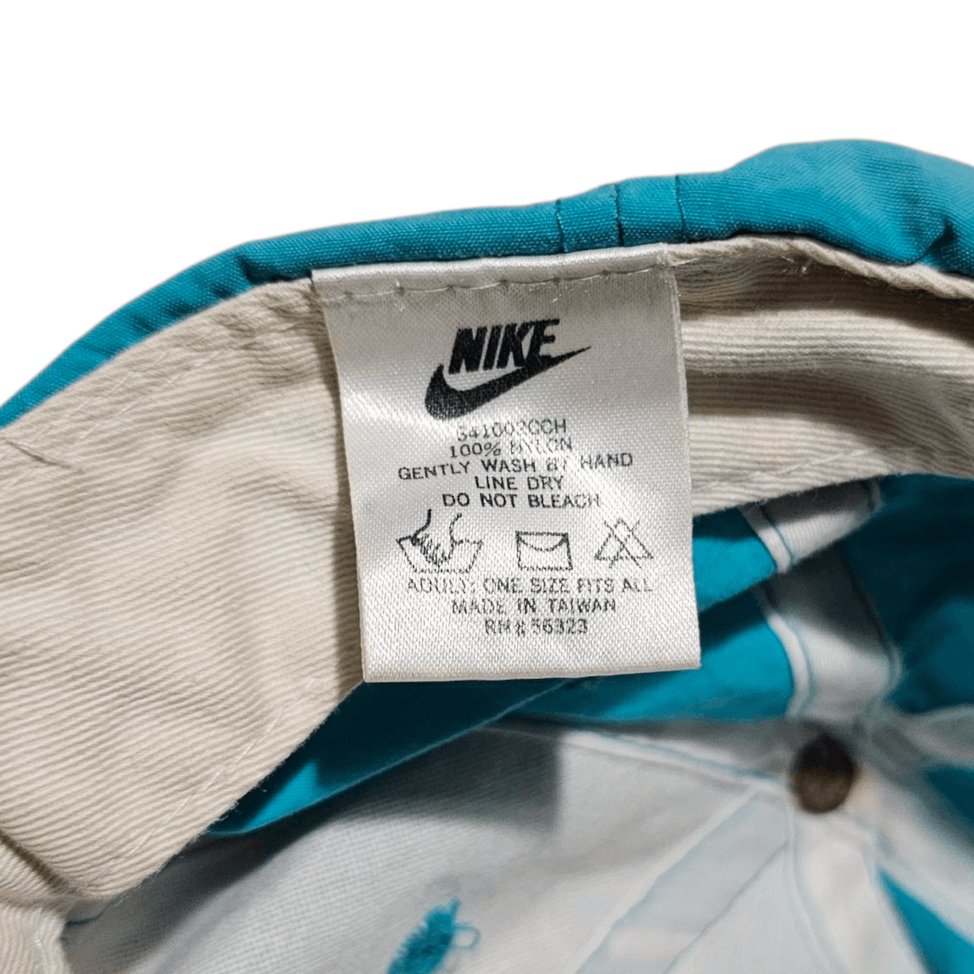 Nike Nike 80's Nylon Baby Blue Hat Size ONE SIZE - 6 Thumbnail