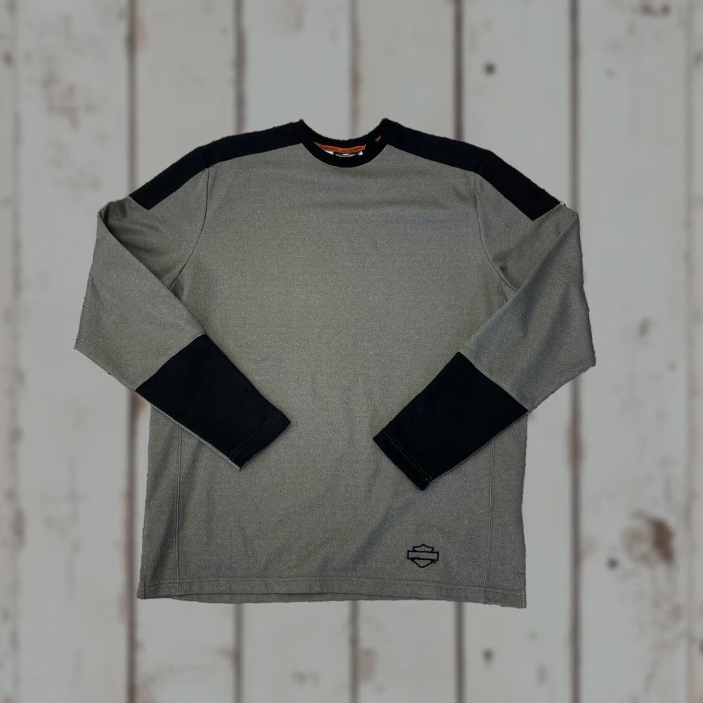 Harley Davidson Harley-Davidson Performance Long Sleeve Shirt Gray Medium Shirt Size US M / EU 48-50 / 2 - 1 Thumbnail