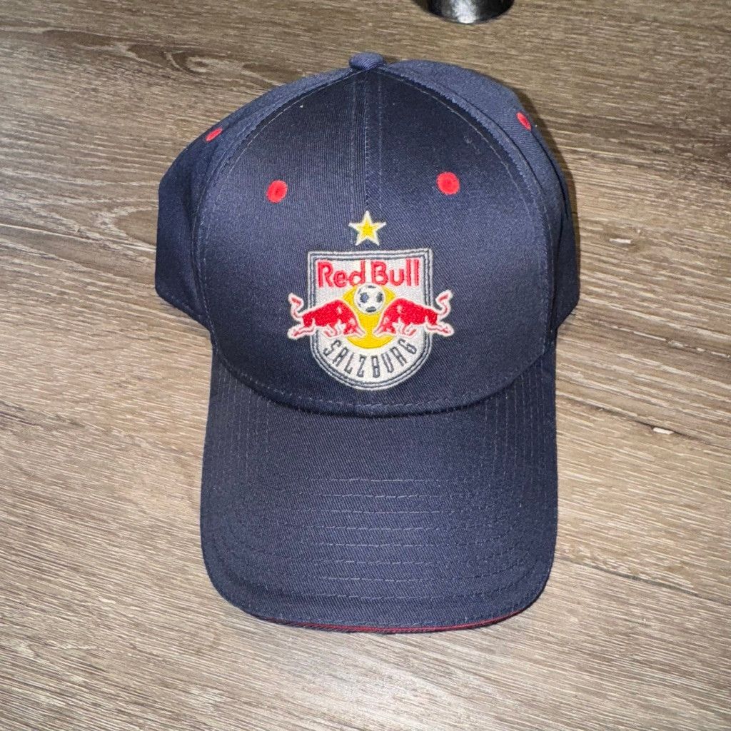 Red Bull Red Bull Navy Red Salzburg Soccer Baseball Cap One Size Size ONE SIZE - 1 Thumbnail