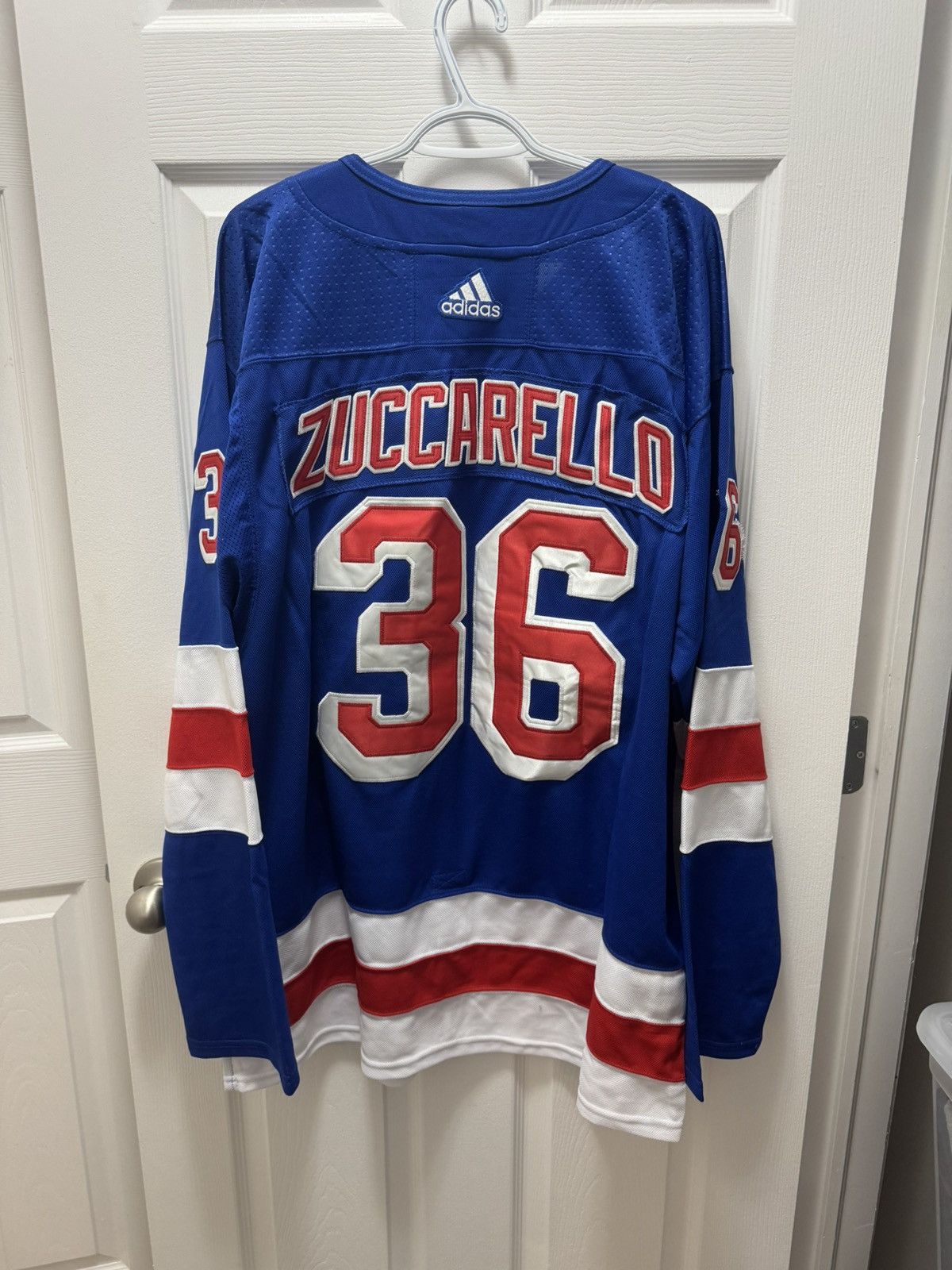 NHL Adidas NHL New York Rangers Hockey Jersey 36 Zuccarello Size US XXL / EU 58 / 5 - 2 Thumbnail