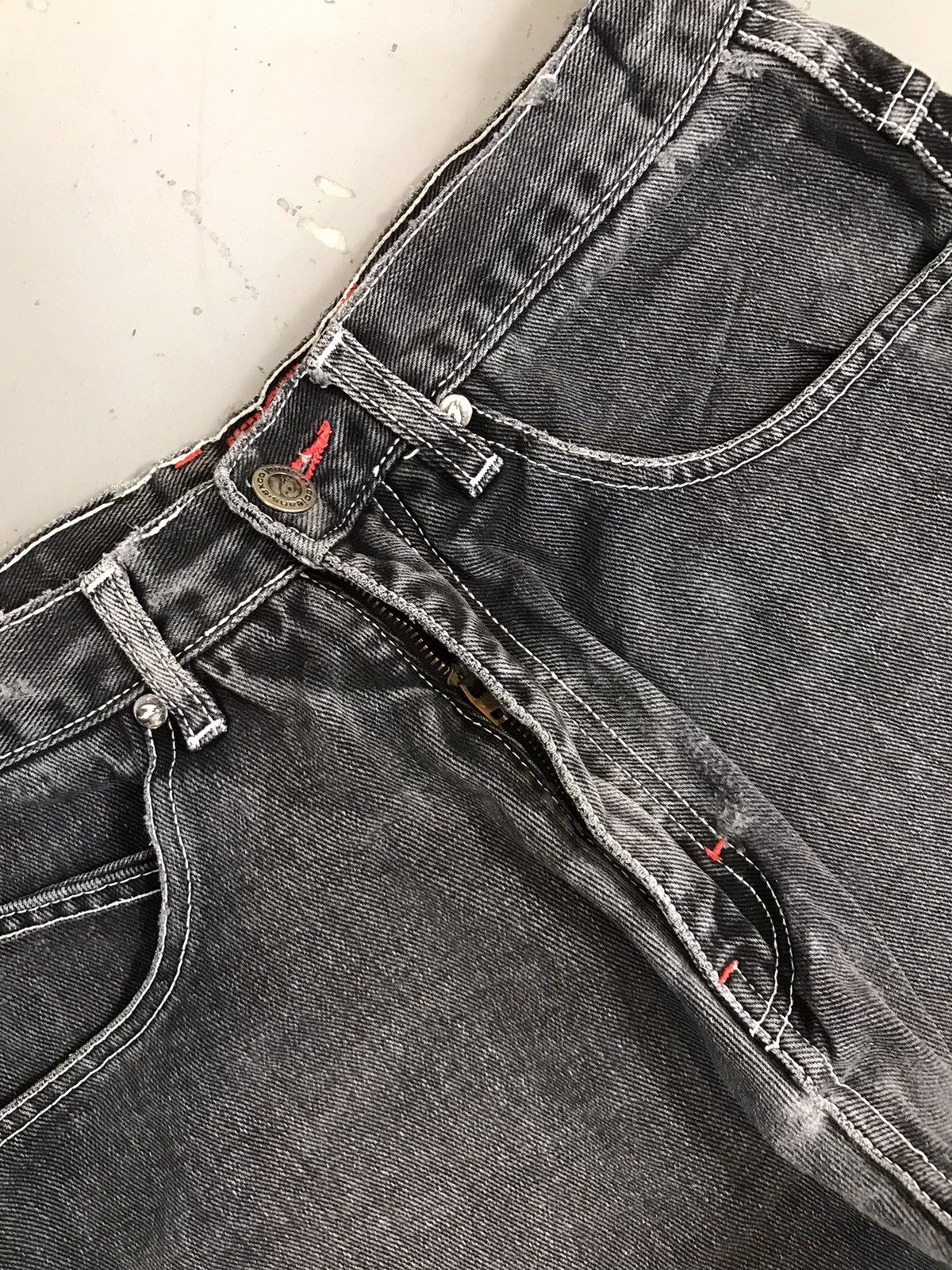 JNCO × Southpole × Vintage Vintage EXCD logo embroidered carpenter denim Size US 30 / EU 46 - 6 Thumbnail