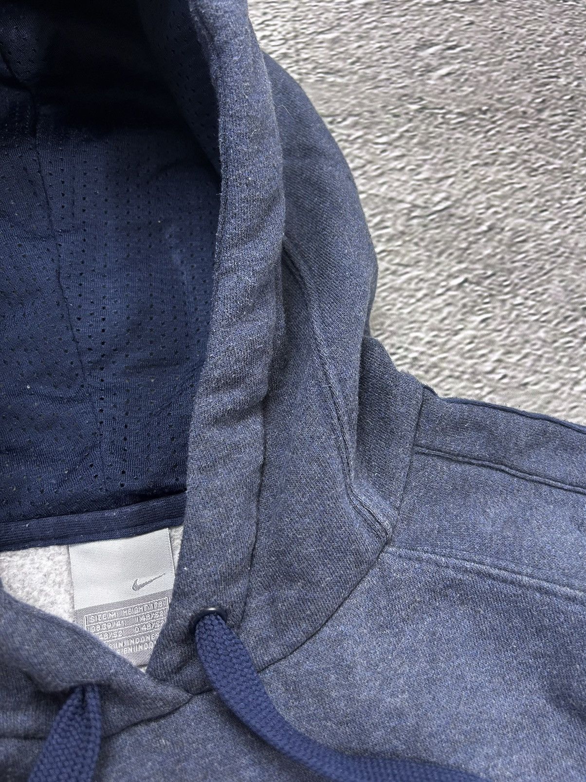 Nike × Vintage Nike hoodie vintage navy big logo 2000s Size US M / EU 48-50 / 2 - 3 Thumbnail