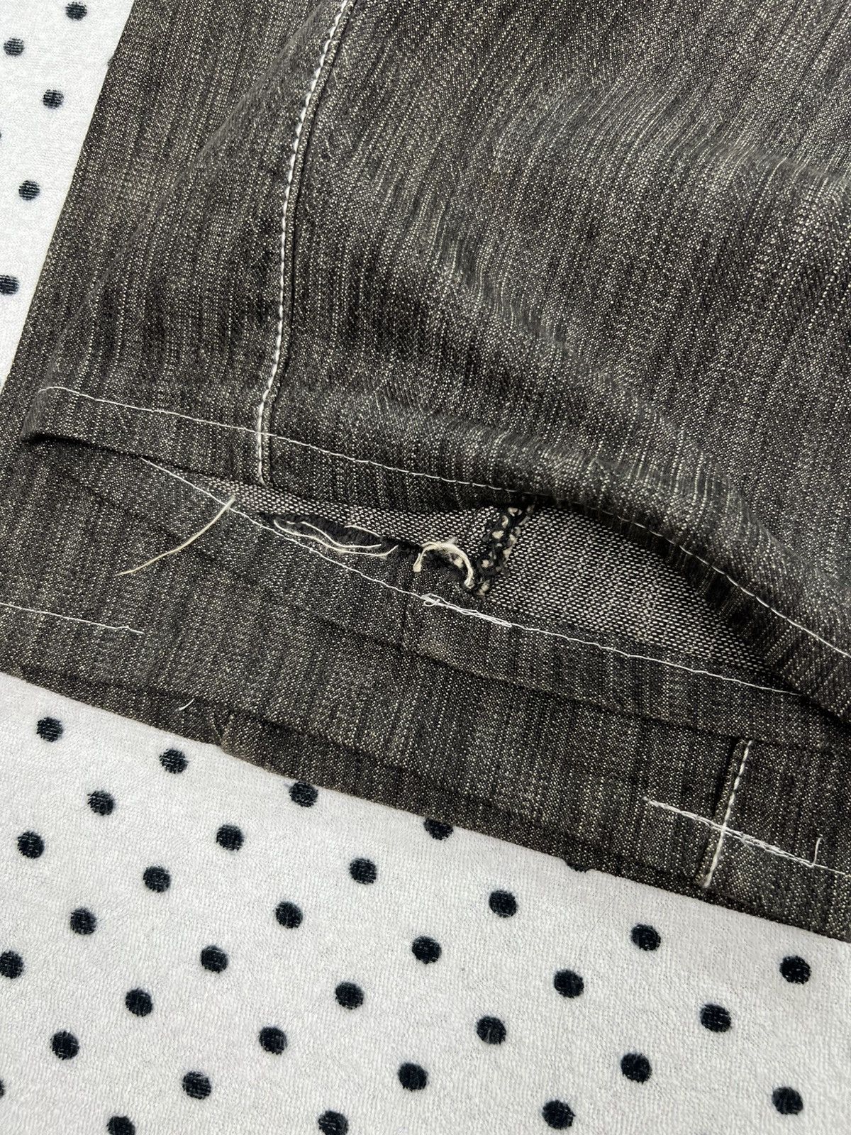 Japanese Brand Bee Bell Distressed Jeans Size US 33 - 12 Thumbnail