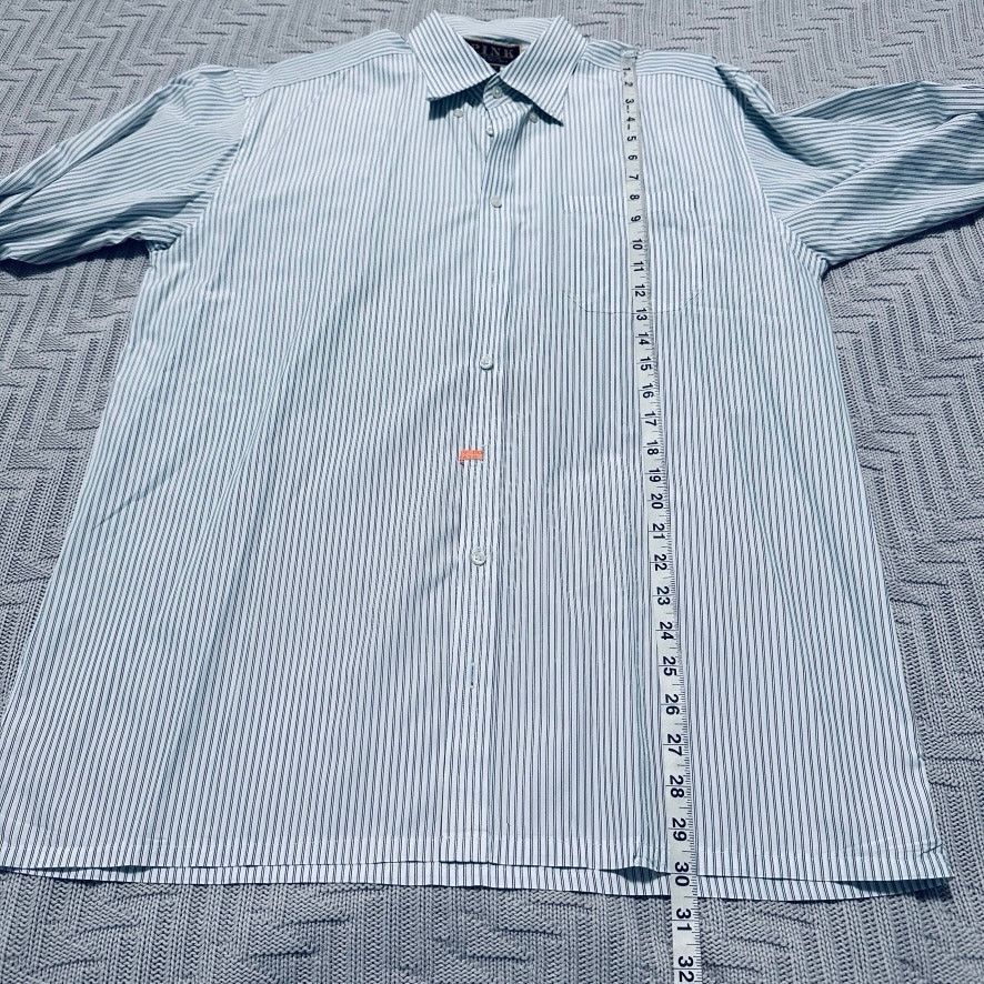 Thomas Pink Thomas Pink black and white striped Imperial button down Size US XL / EU 56 / 4 - 7 Thumbnail