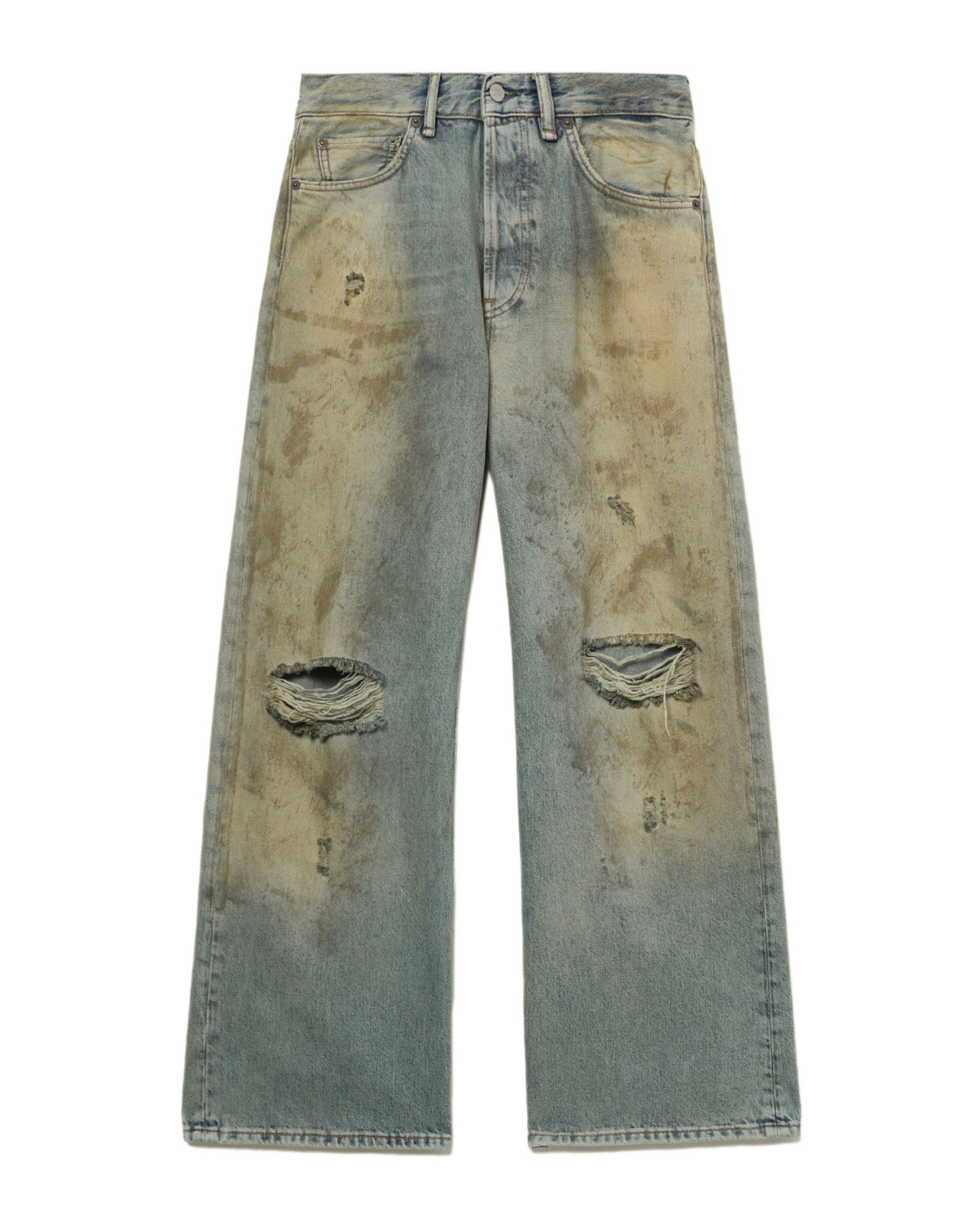 Acne Studios Acne Studios 2021F LOOSE FIT Ripped Distressed Design Jeans Size 28" / US 6 / IT 42 - 1 Thumbnail