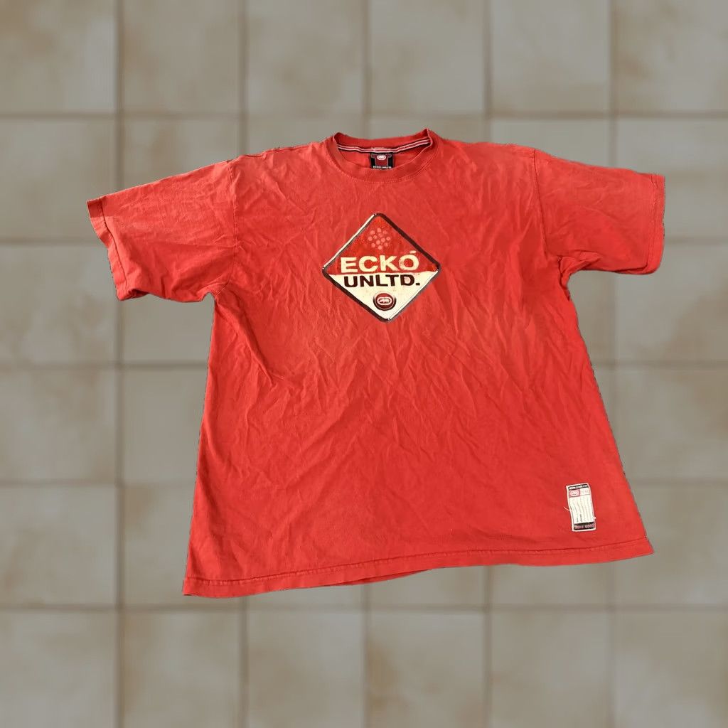 Ecko Unltd. Ecko Unltd. Shirt Mens 2XL Red Diamond Logo Graphic Tee T-Shirt Vintage Size US XXL / EU 58 / 5 - 1 Thumbnail