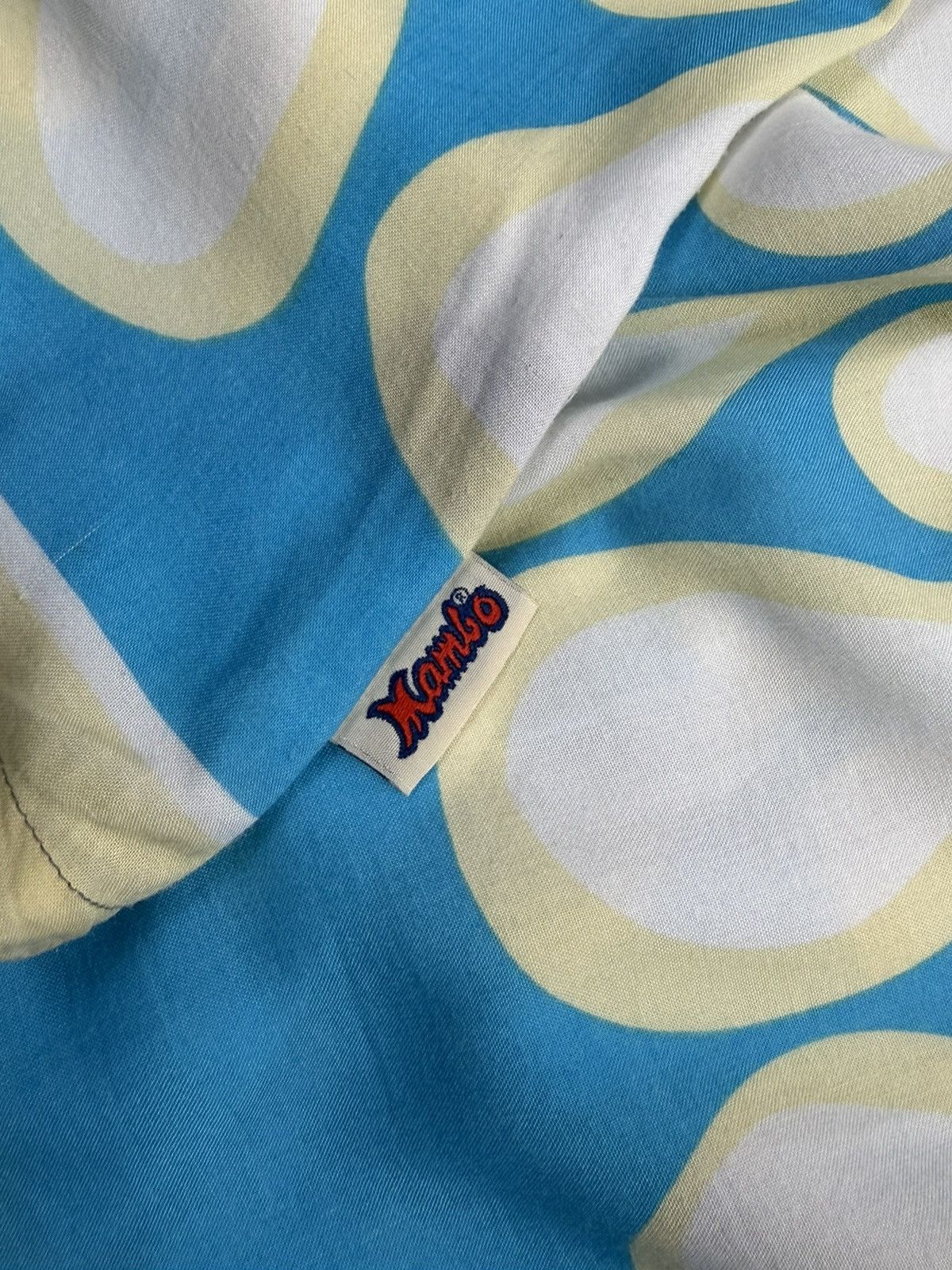 Mambo 90s Mambo Vintage Button Up Shirt White Flame Print Y2K Size US L / EU 52-54 / 3 - 12 Thumbnail