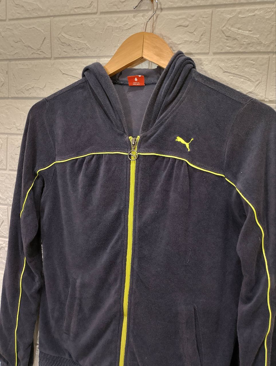 Puma PUMA Dark Blue Lined Zipper Hoodie Size M / US 6-8 / IT 42-44 - 4 Thumbnail