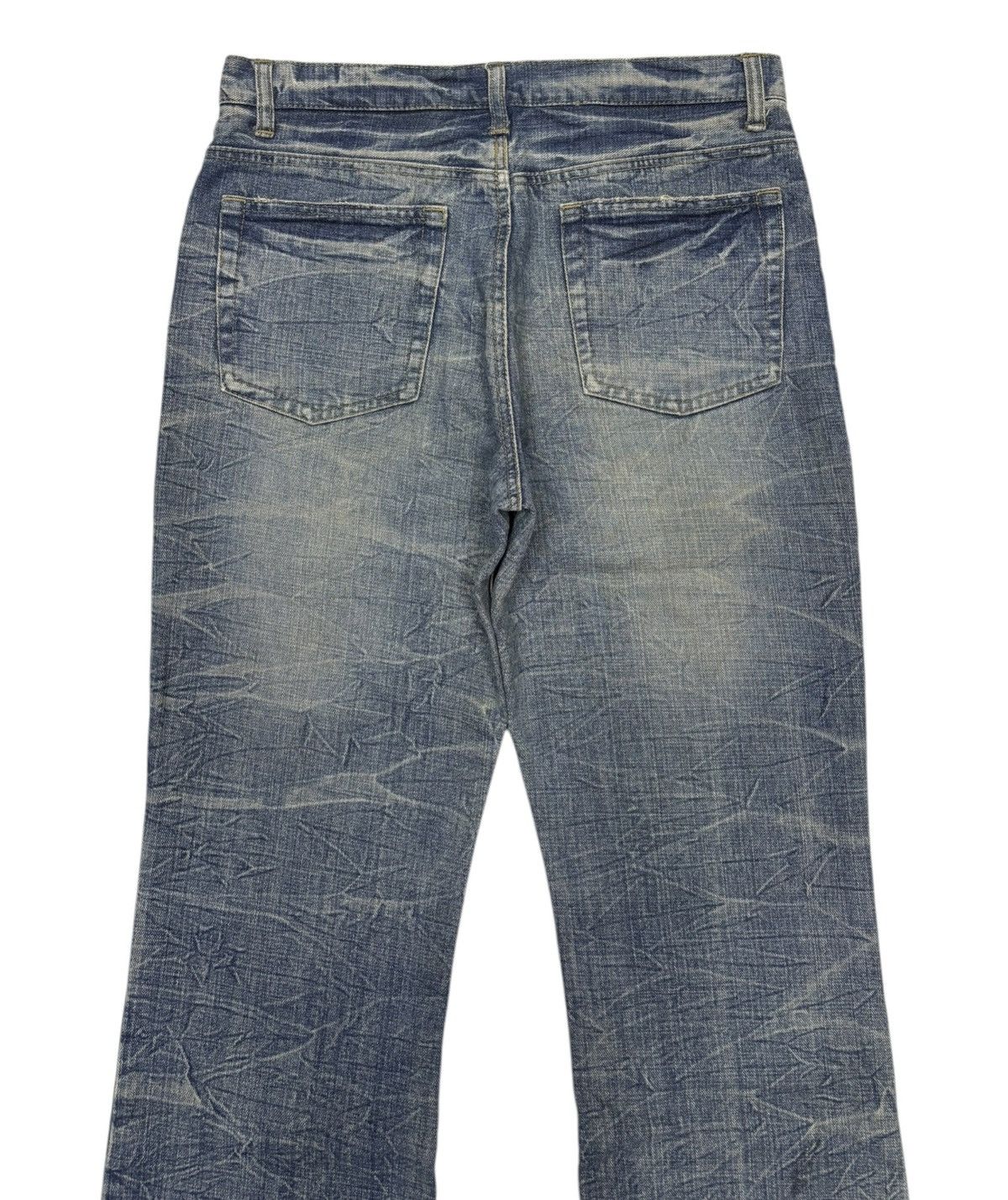 Hysteric Glamour × Japanese Brand × Vintage VINTAGE FLARED JEANS DISTRESS RIPPED JEANS Size US 32 / EU 48 - 4 Thumbnail