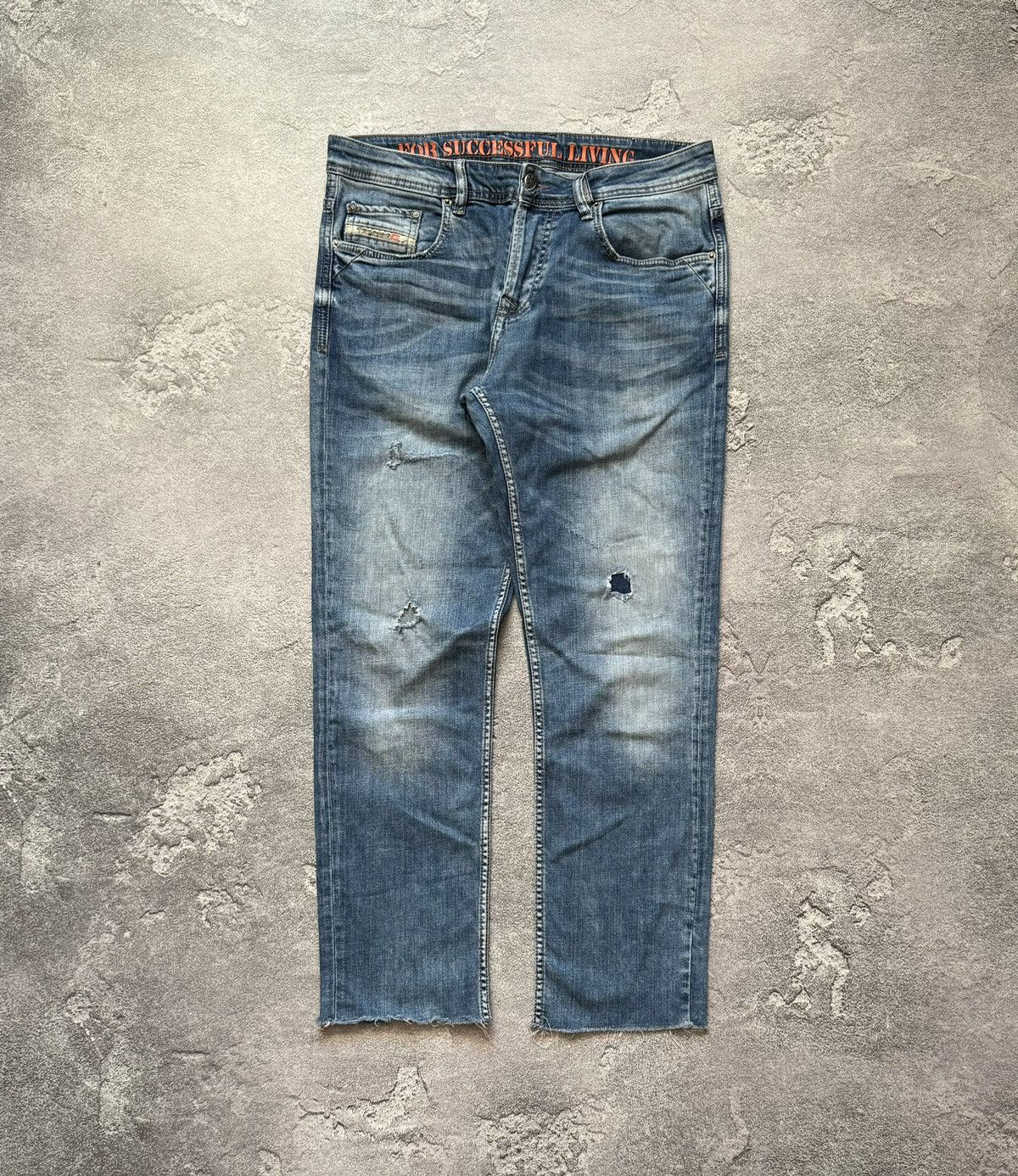 Diesel × Diesel Black Gold Diesel 34/30 denim pant trouser Jean chino distressed y2k Size US 34 / EU 50 - 5 Thumbnail