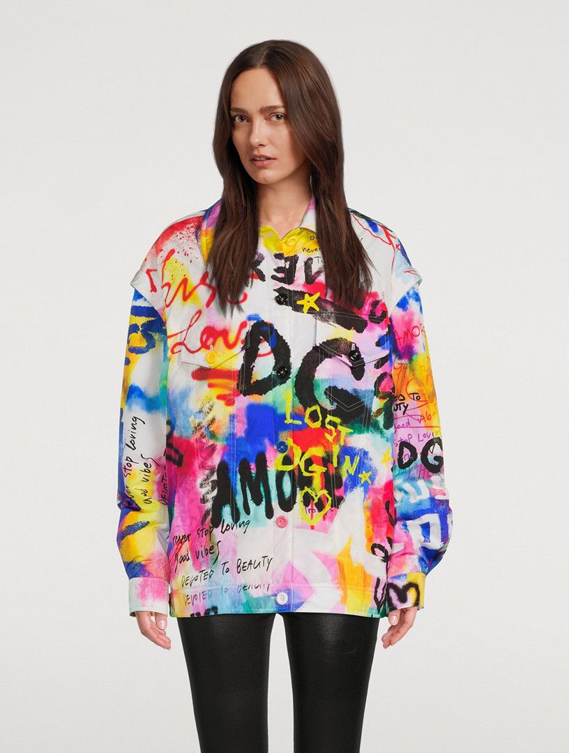 Dolce & Gabbana o1y0825 Shell Jacket in Multicolor Size XS / US 0-2 / IT 36-38 - 2 Thumbnail