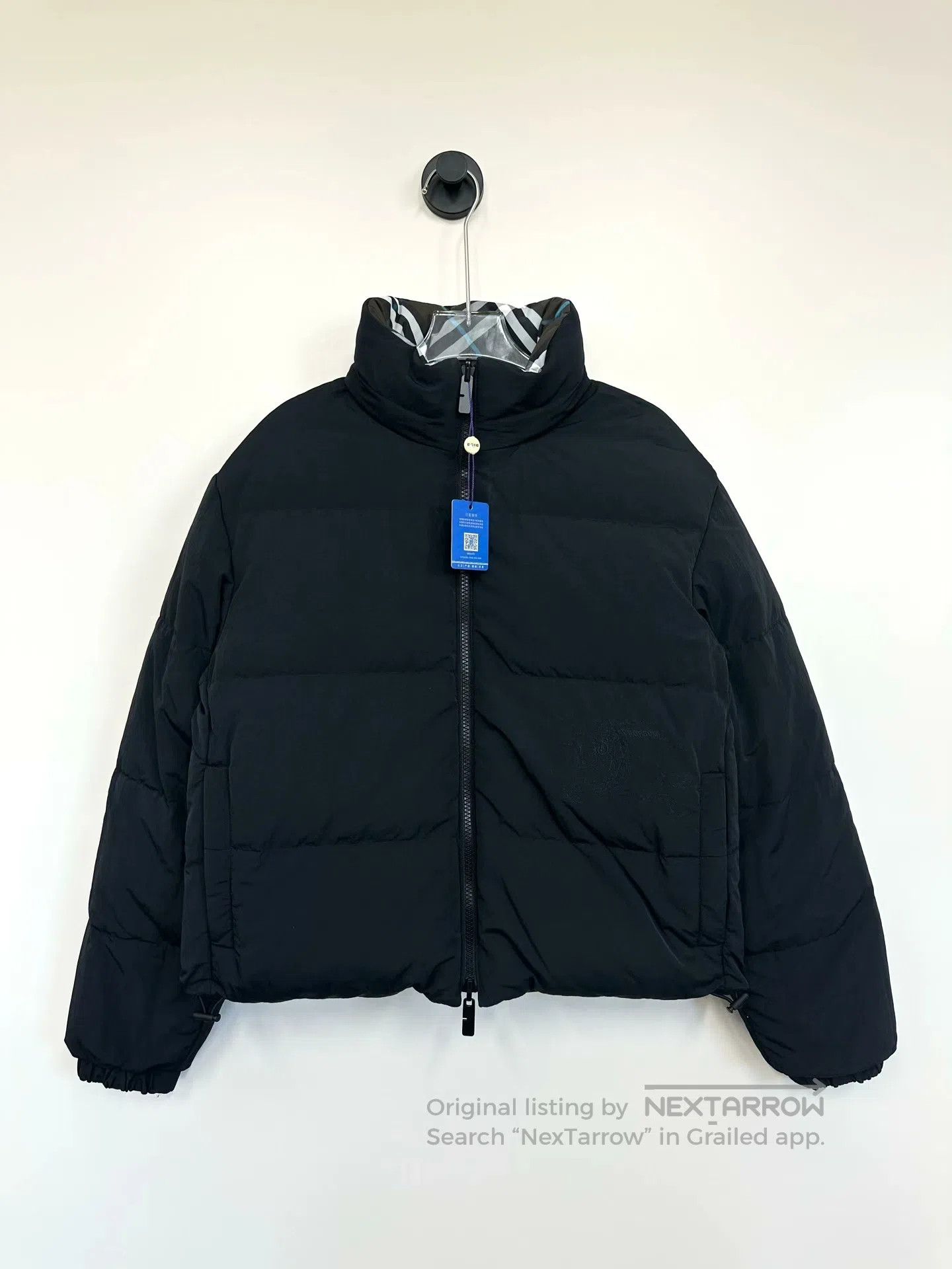 Burberry Burberry Dual Tone Plaid Zip-up Down Jacket| Size S / US 4 / IT 40 - 3 Thumbnail
