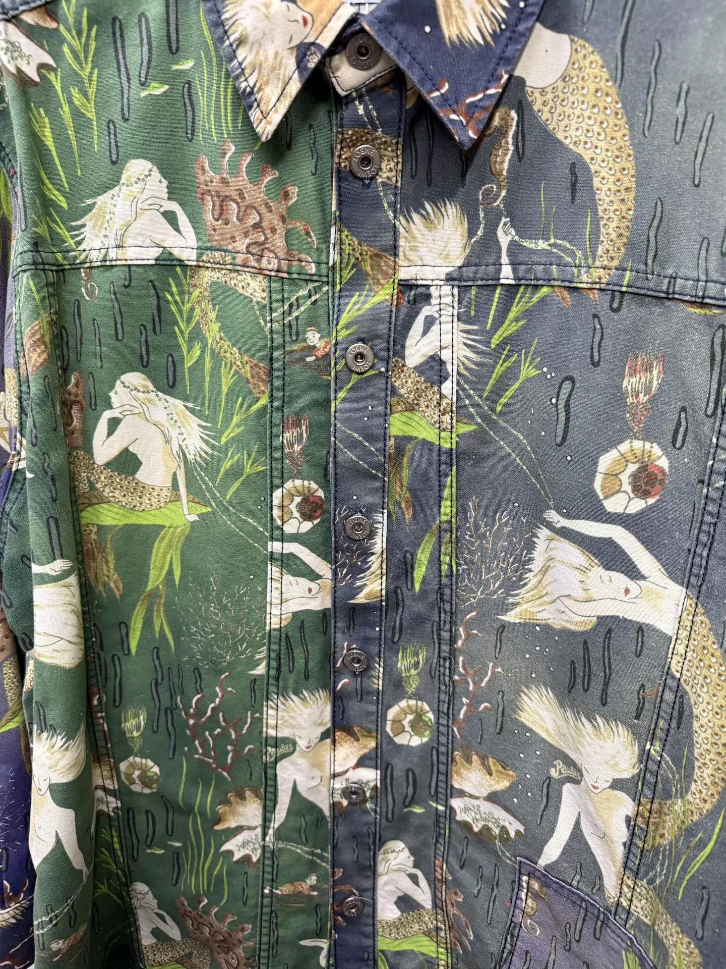 Loewe Loewe Mermaid Washed Denim Jacket L Size US L / EU 52-54 / 3 - 3 Thumbnail