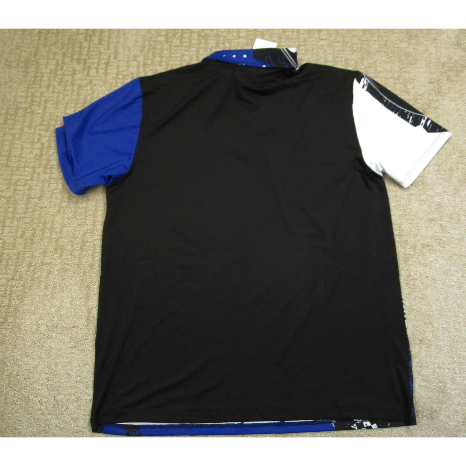 Vintage Tattoo Golf Polo Shirt Mens 2XL Blue Blade Skull Graphic Performance Golf Print Shirt Size US XXL / EU 58 / 5 - 3 Thumbnail