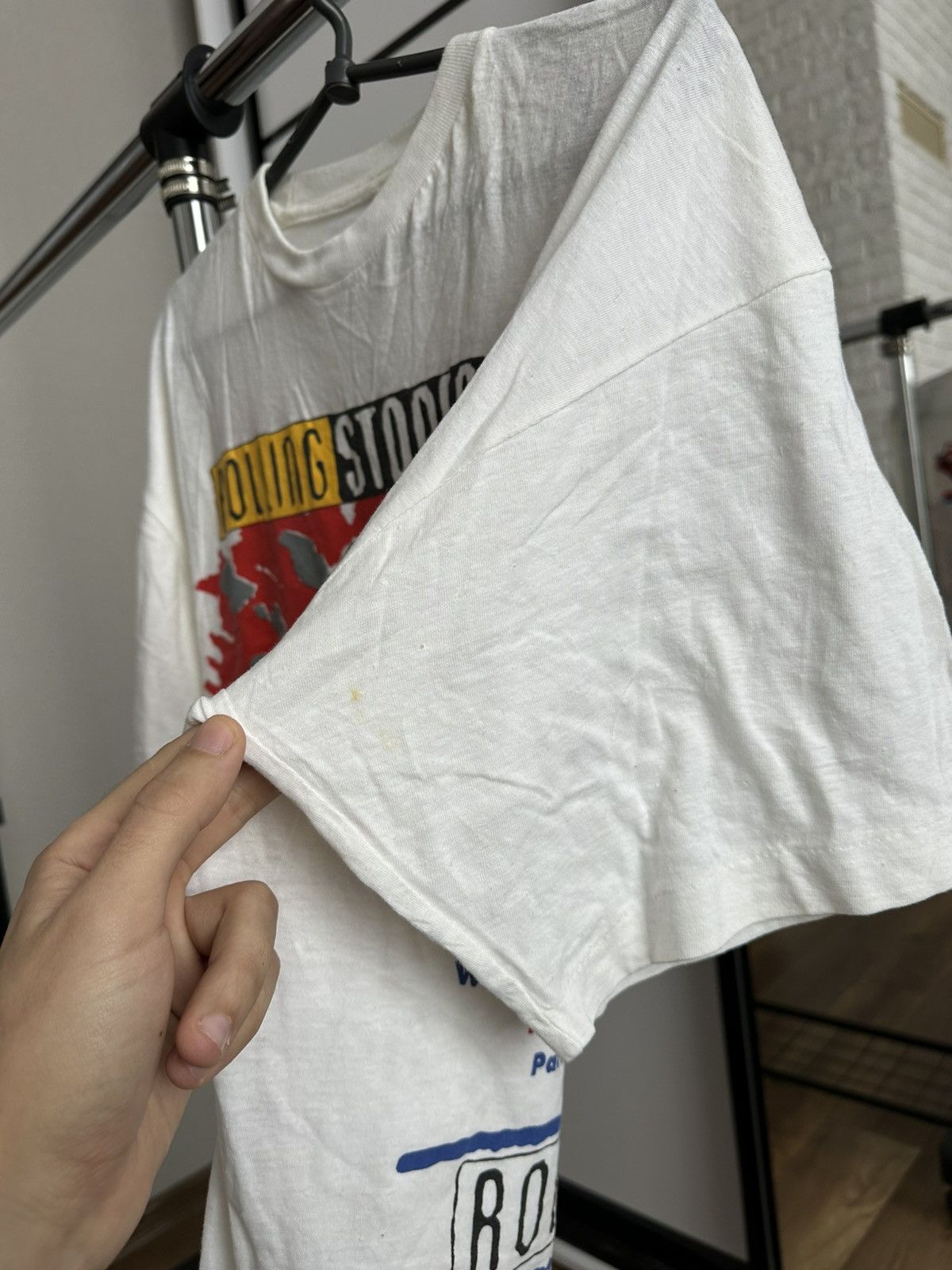 The Rolling Stones 1995 The Rolling Stones Voodoo Tour Band Vintage T-Shirt Tee Size US XL / EU 56 / 4 - 13 Thumbnail