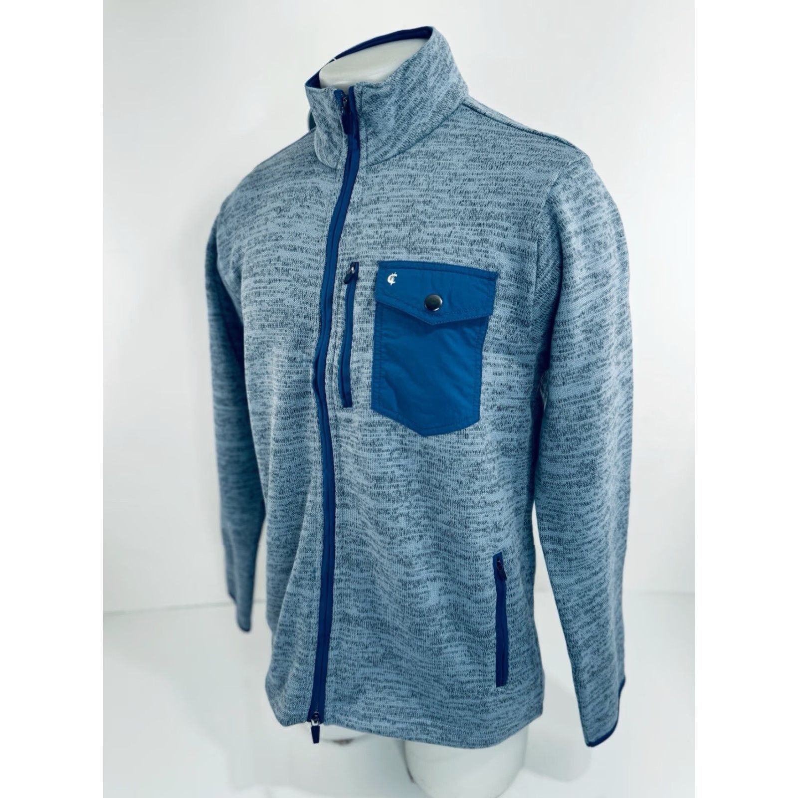 Logo 7 Criquet Austin - NEW w TAG - Fleece Full Zip Embroidered Logo M Sweater Jacket Hoodie Shirt? Size US M / EU 48-50 / 2 - 2 Thumbnail